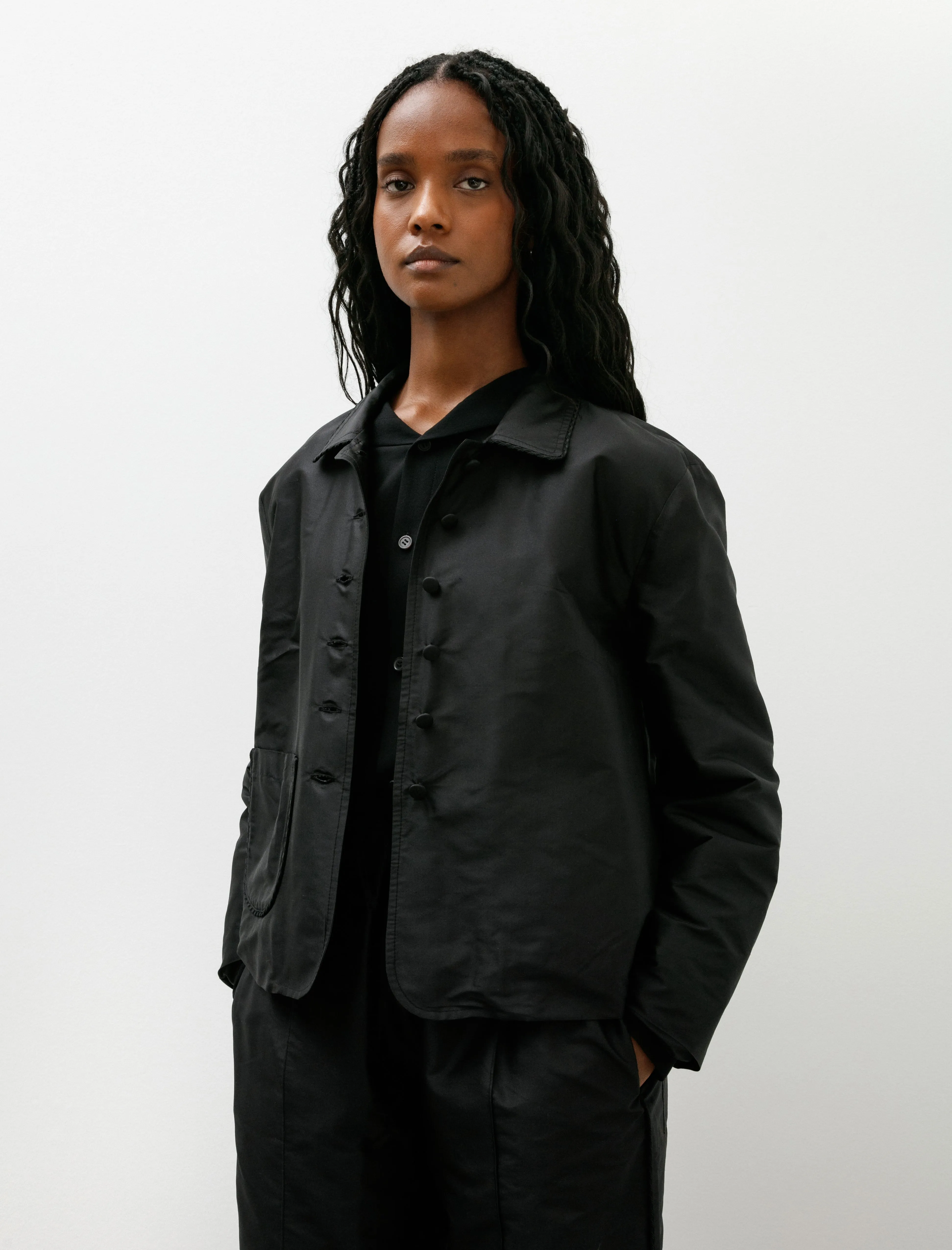 Silk Dupion Lillie Jacket with Trim Black sold by SHOP NEIGHBOR product image thumbnail 2