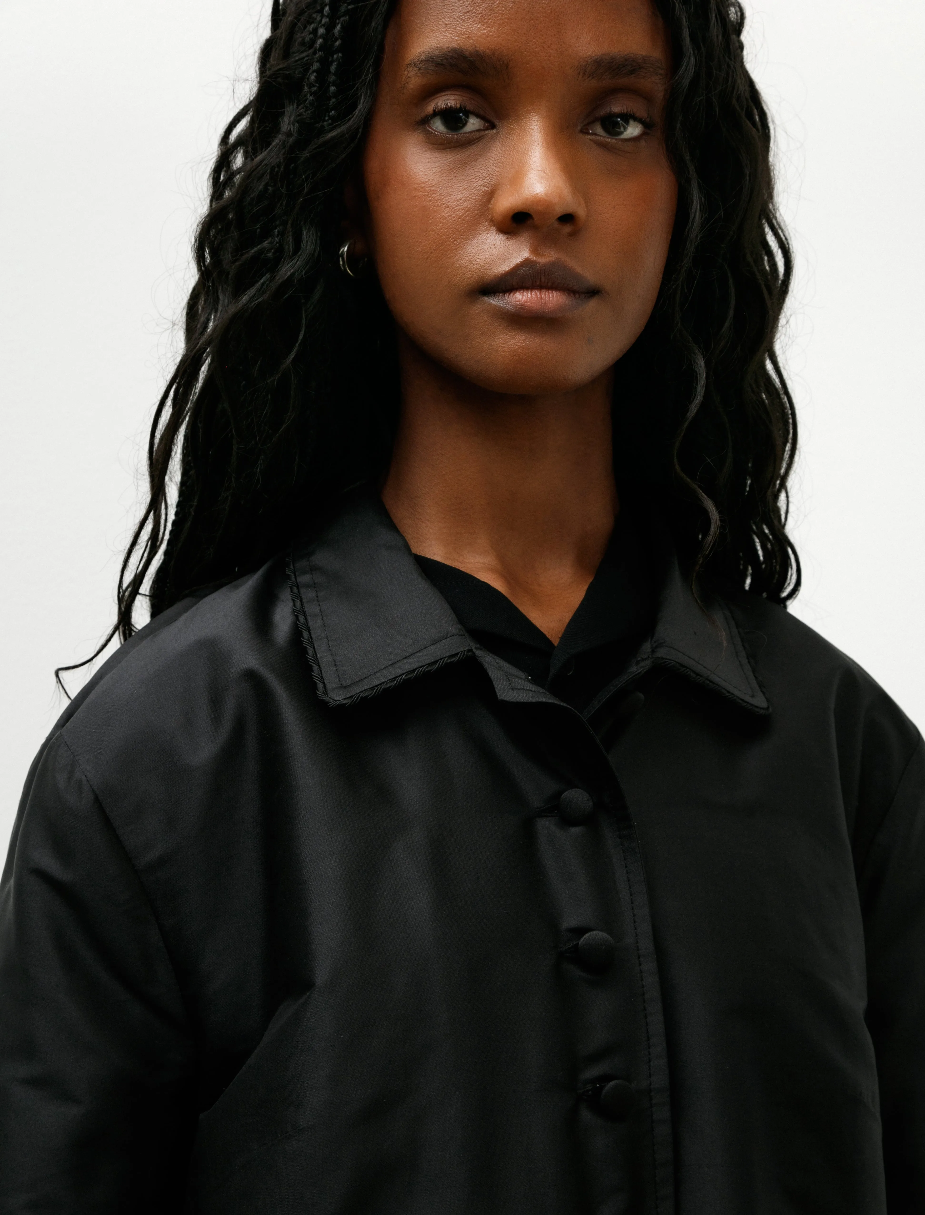 Silk Dupion Lillie Jacket with Trim Black sold by SHOP NEIGHBOR product image thumbnail 4