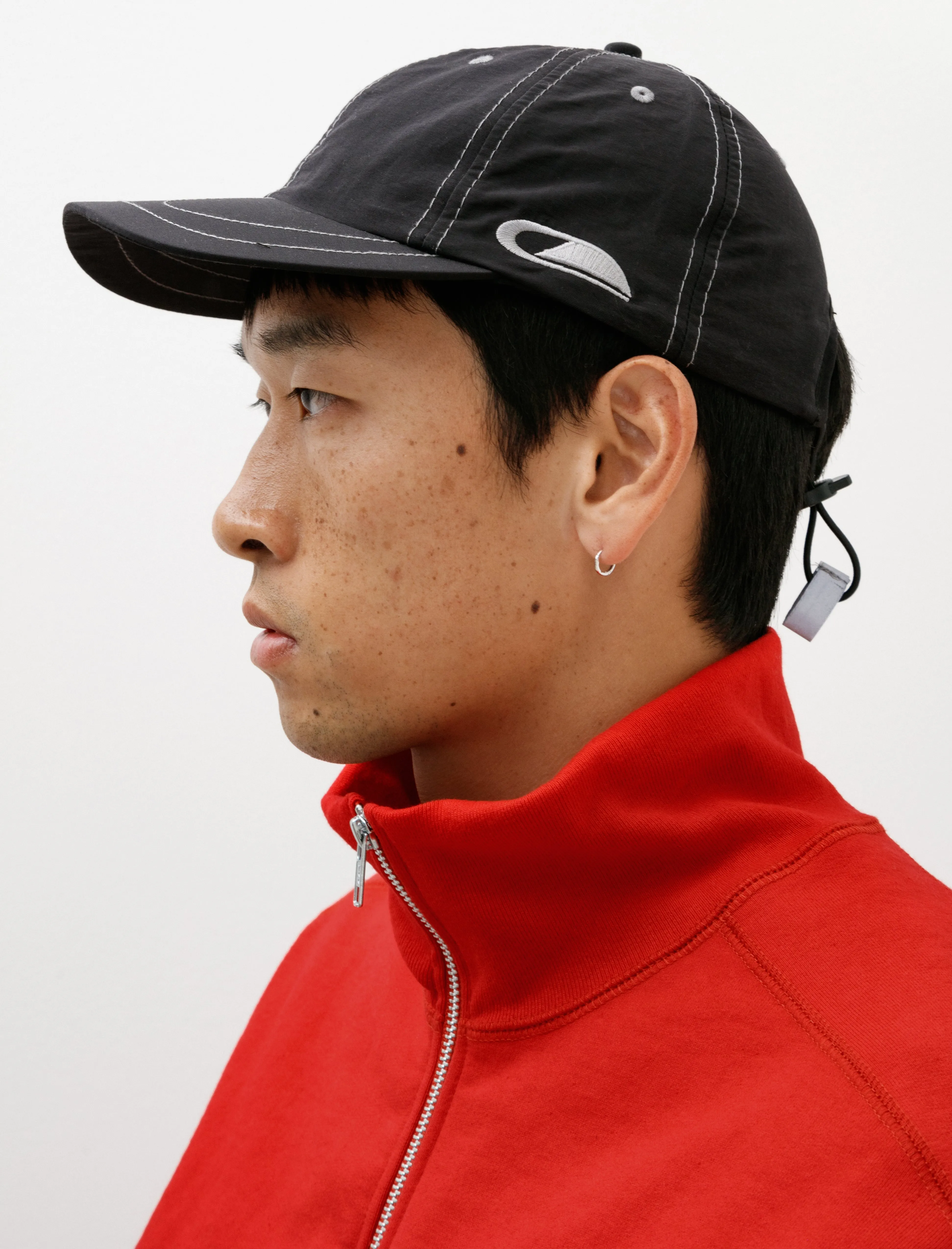 Horseshoe 6 Panel Cap Black Nylon sold by SHOP NEIGHBOR product image thumbnail 2