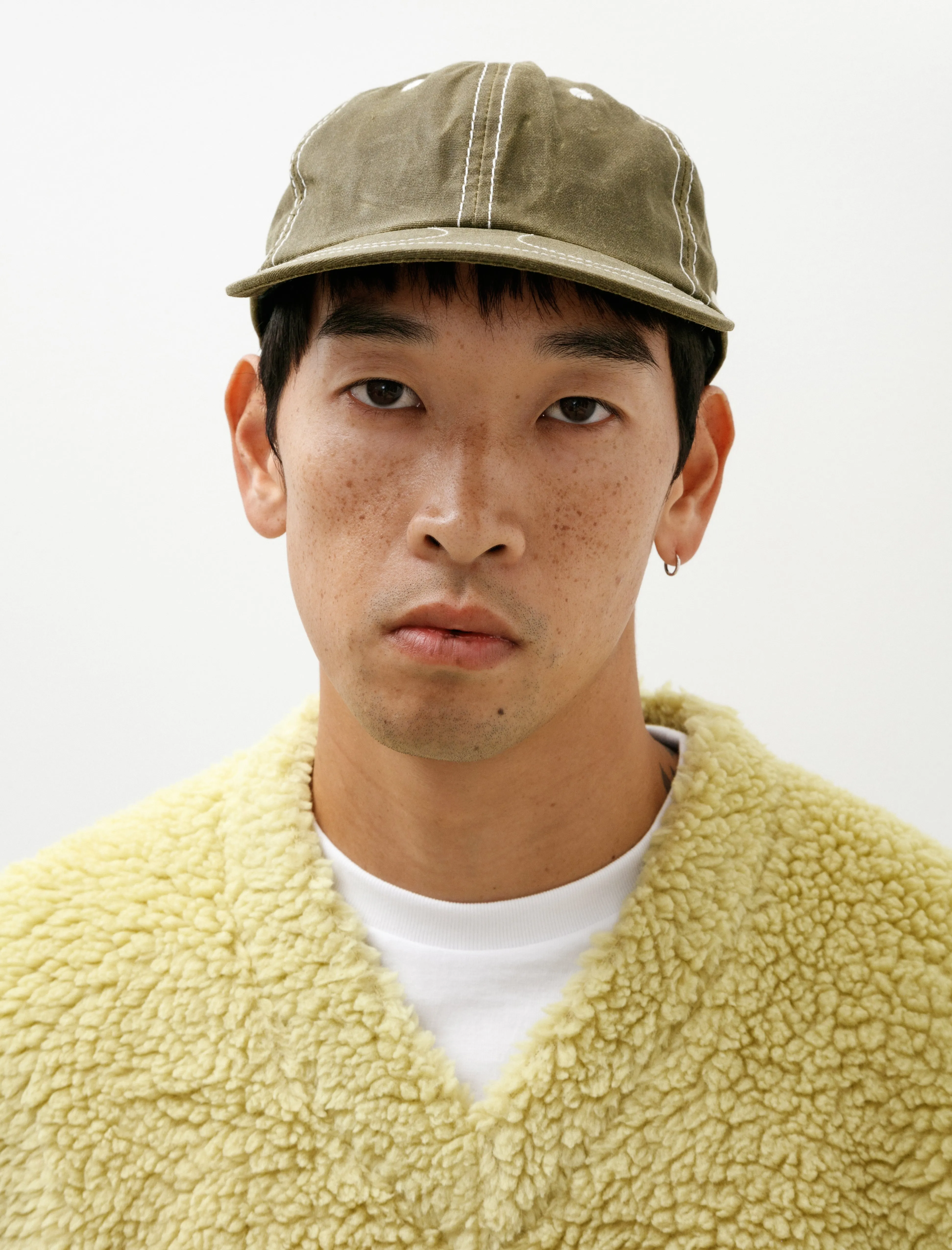 Horseshoe 6 Panel Cap Olive Waxed sold by SHOP NEIGHBOR