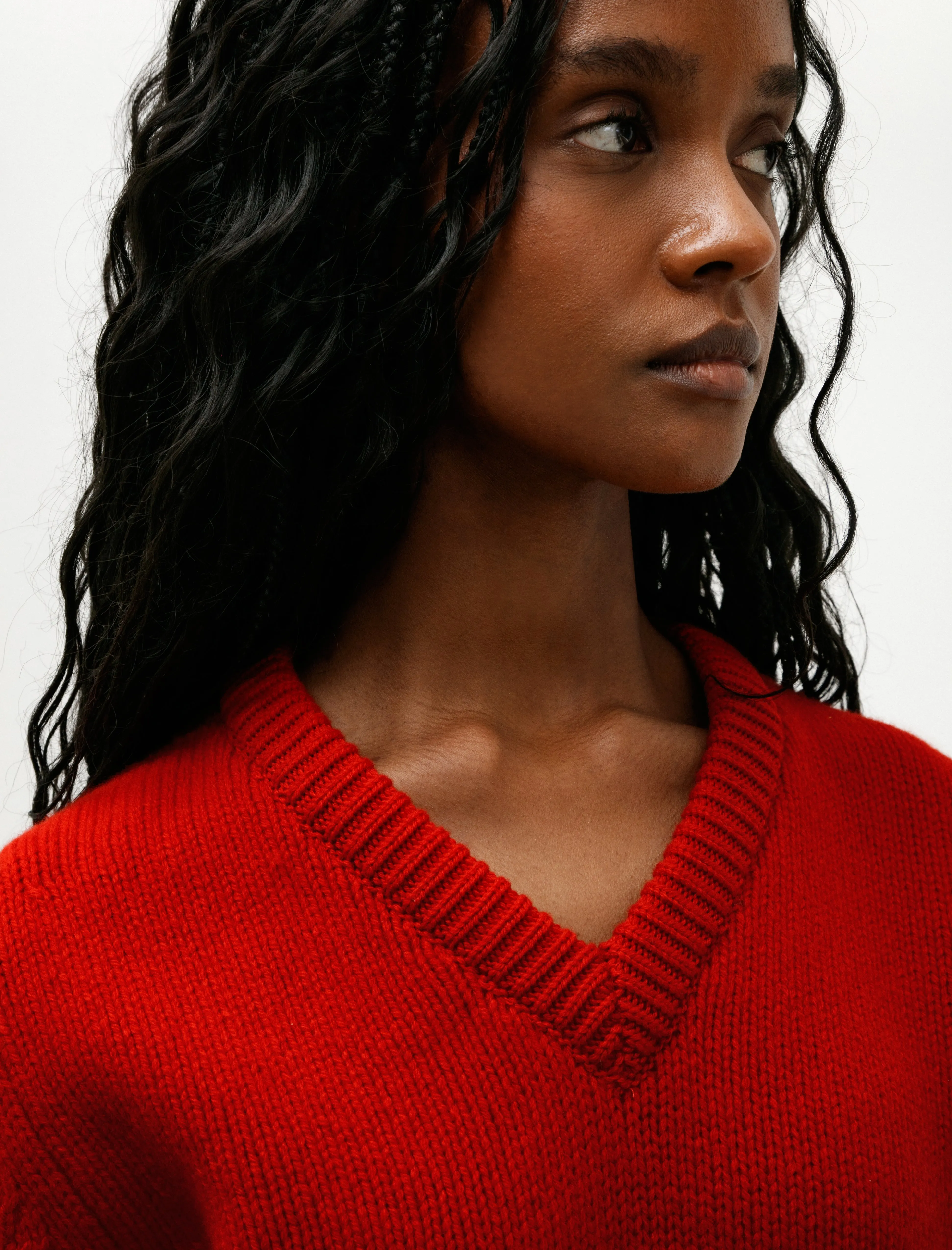 Glenn V-Neck Ruby Red sold by SHOP NEIGHBOR product image thumbnail 2