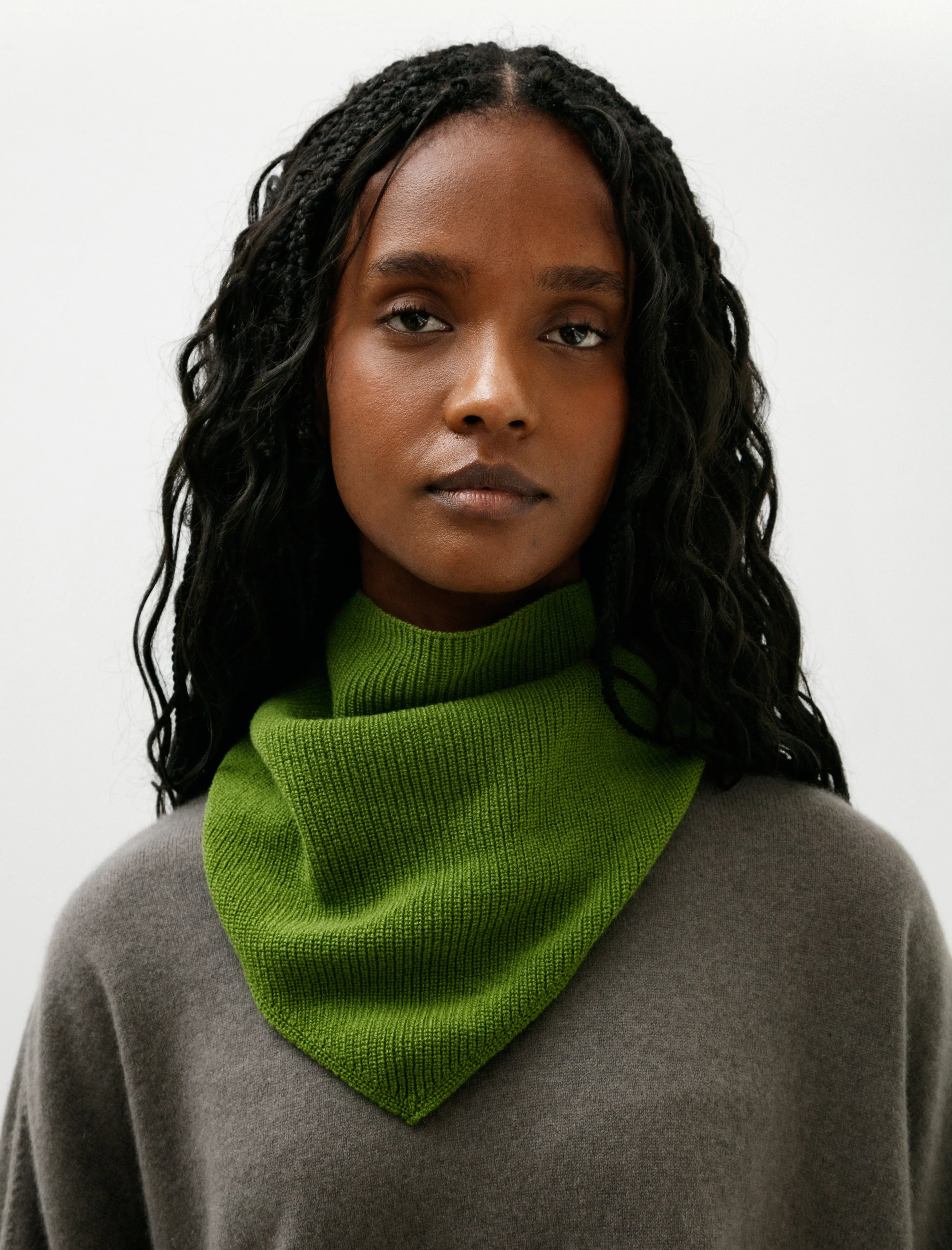 Fionn Cashmere Foulard Green sold by SHOP NEIGHBOR