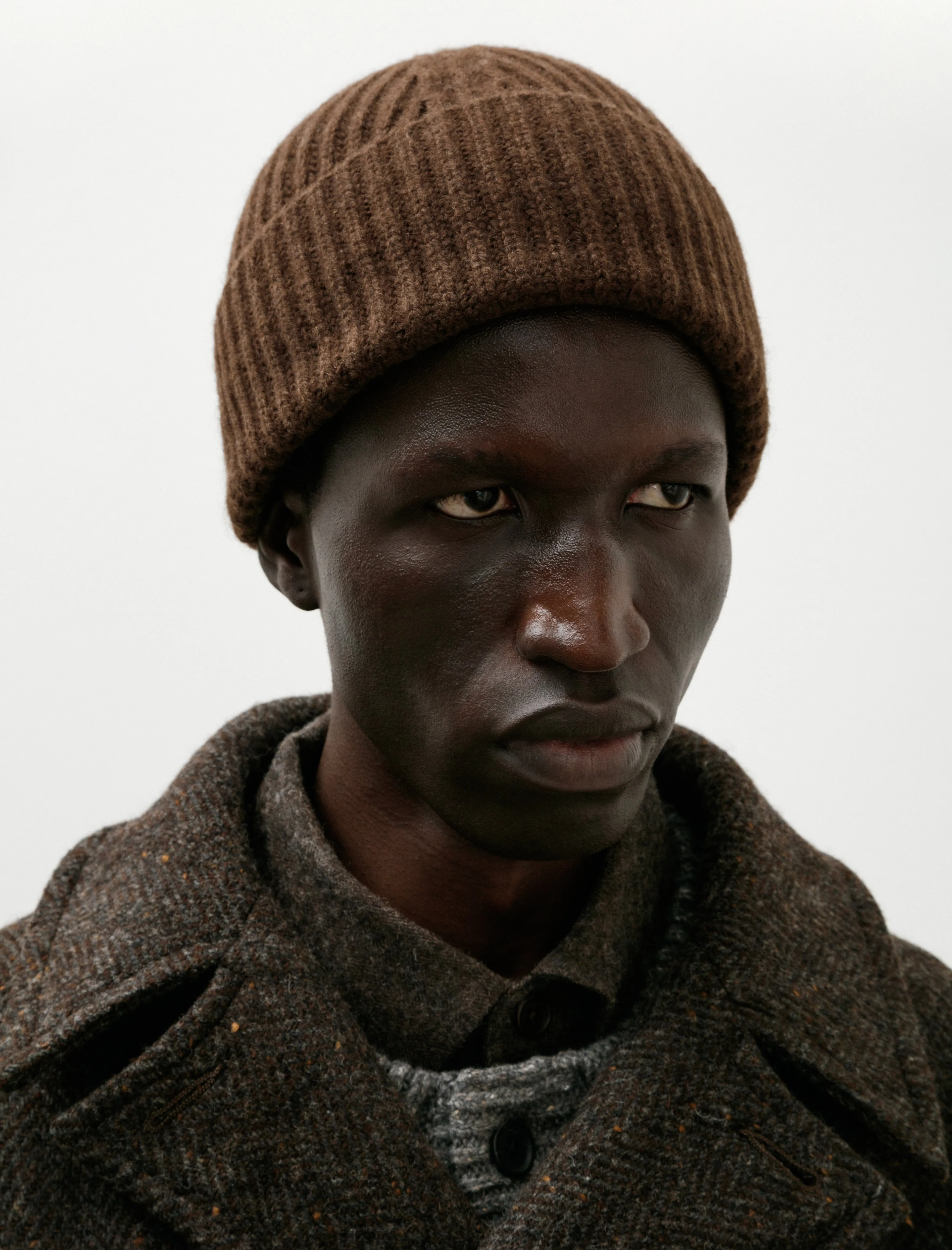 Knit Hat Undyed Yak Wool Dark Brown sold by SHOP NEIGHBOR