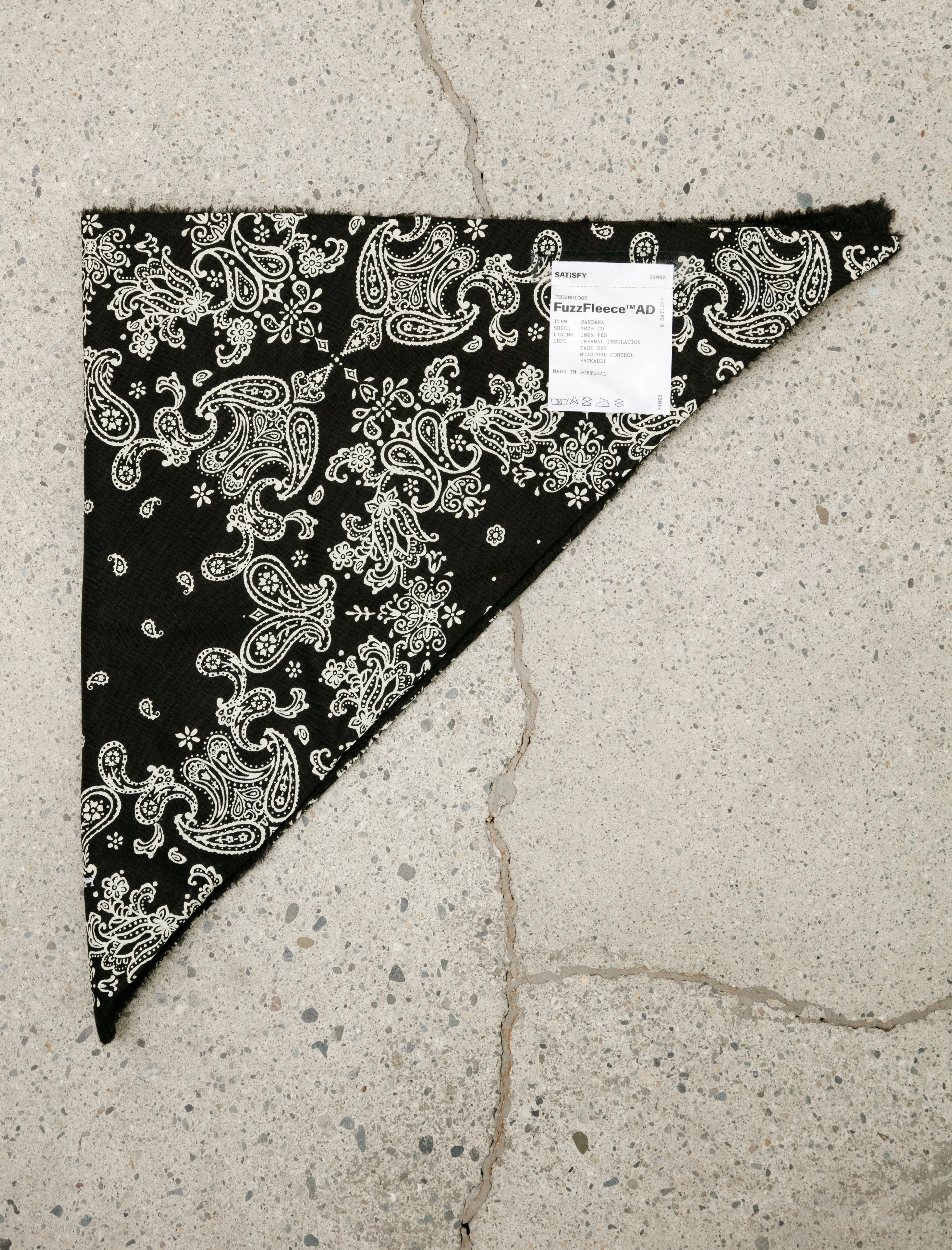 FuzzFleece AD Bandana Black sold by SHOP NEIGHBOR product image thumbnail 4