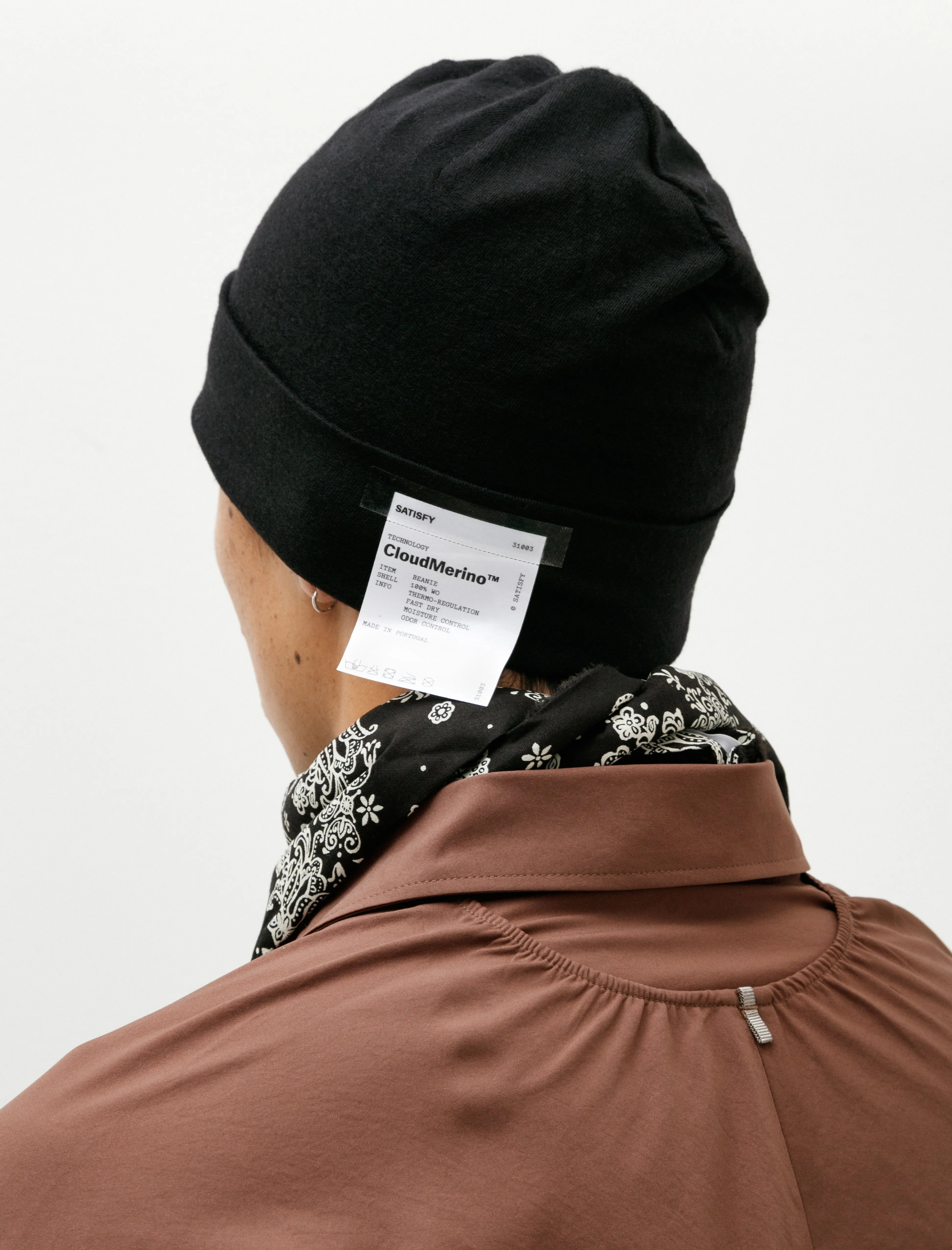 CloudMerino Beanie Black sold by SHOP NEIGHBOR product image thumbnail 3