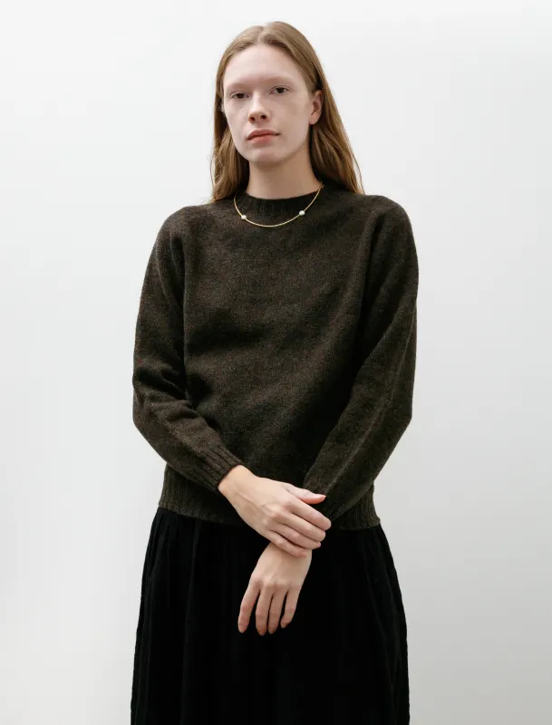 Pure Wool Sweater Carob made by SHOP NEIGHBOR