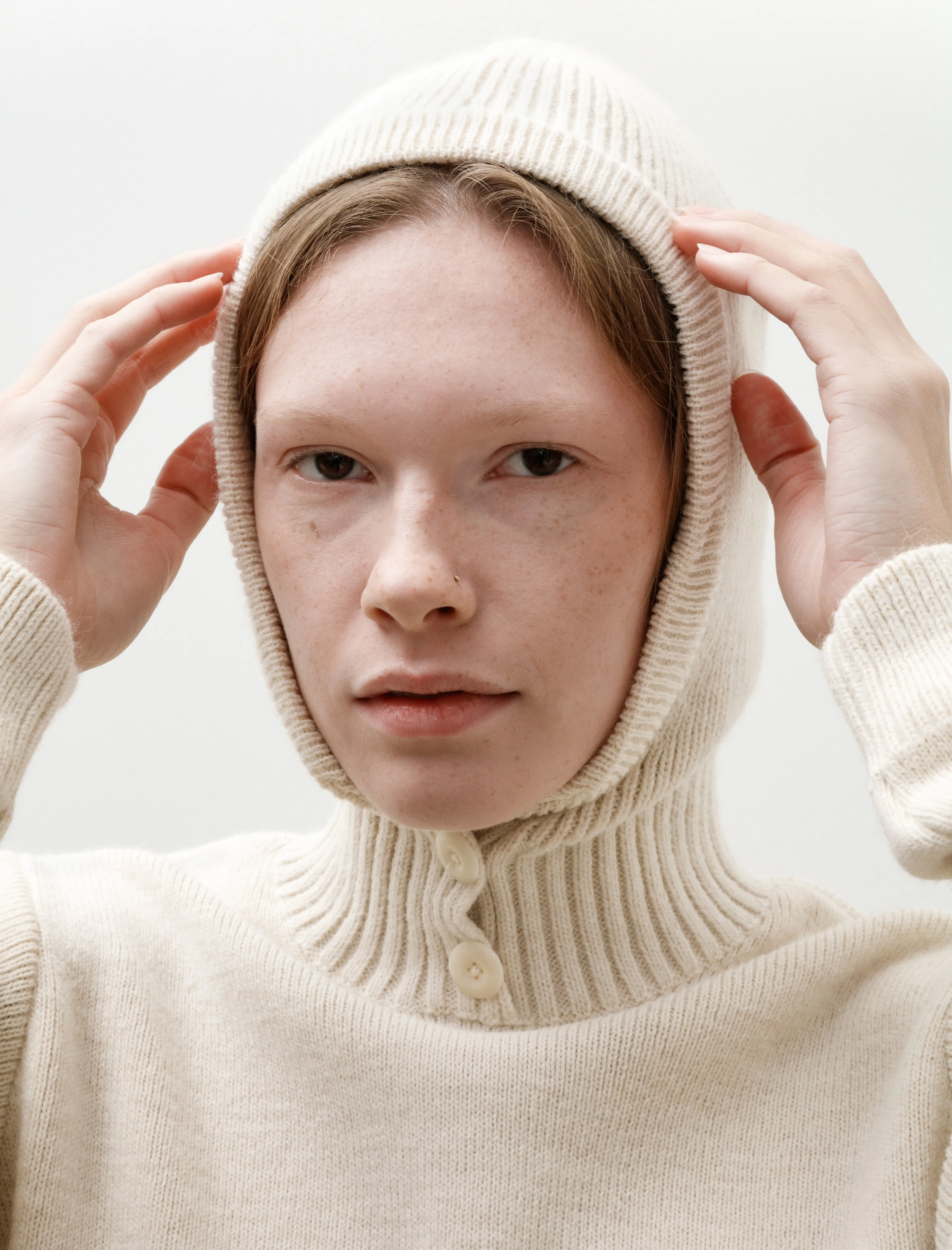 Sweater With Hood Light Cream sold by SHOP NEIGHBOR product image thumbnail 2