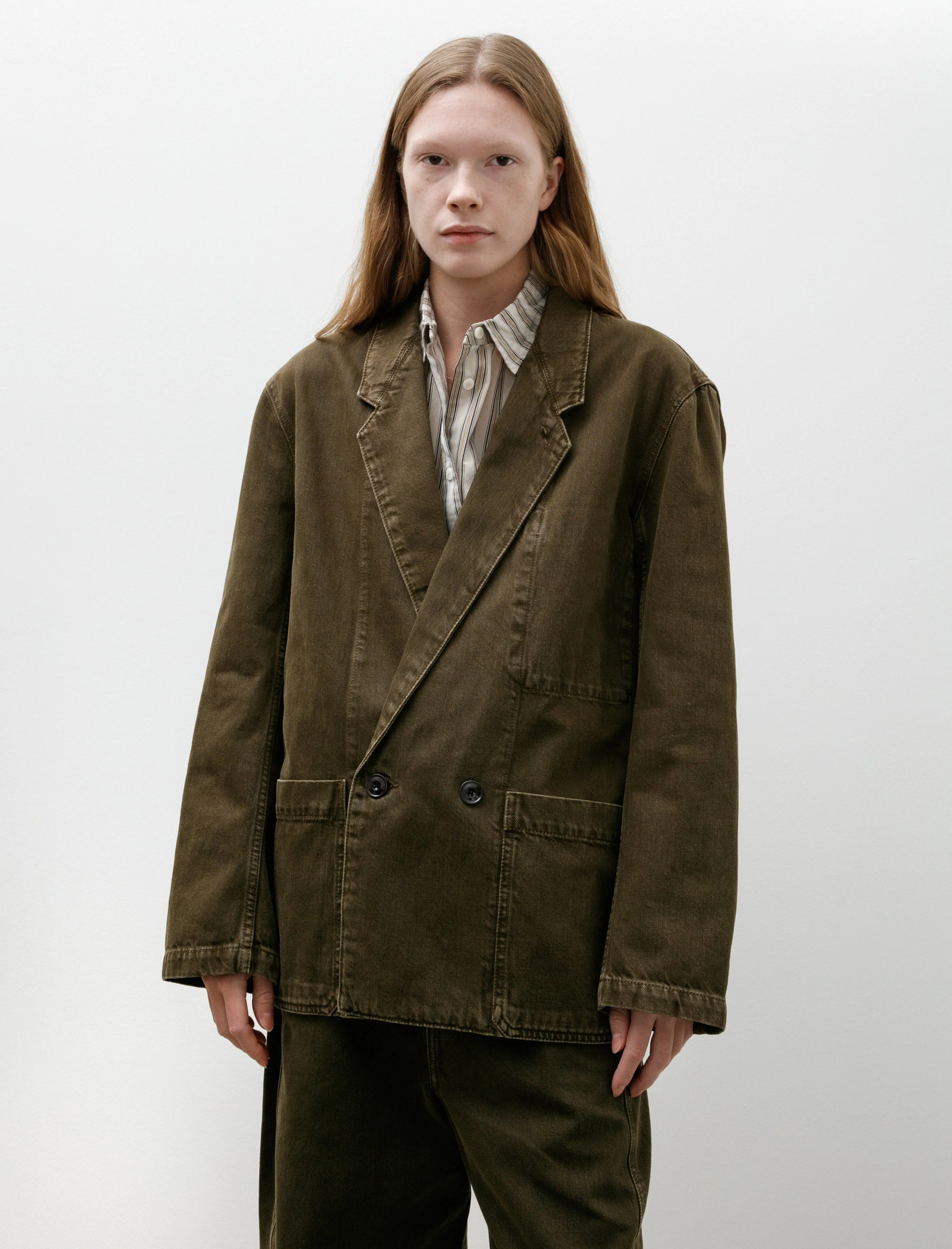 Workwear Blazer Moss Green sold by SHOP NEIGHBOR product image thumbnail 3