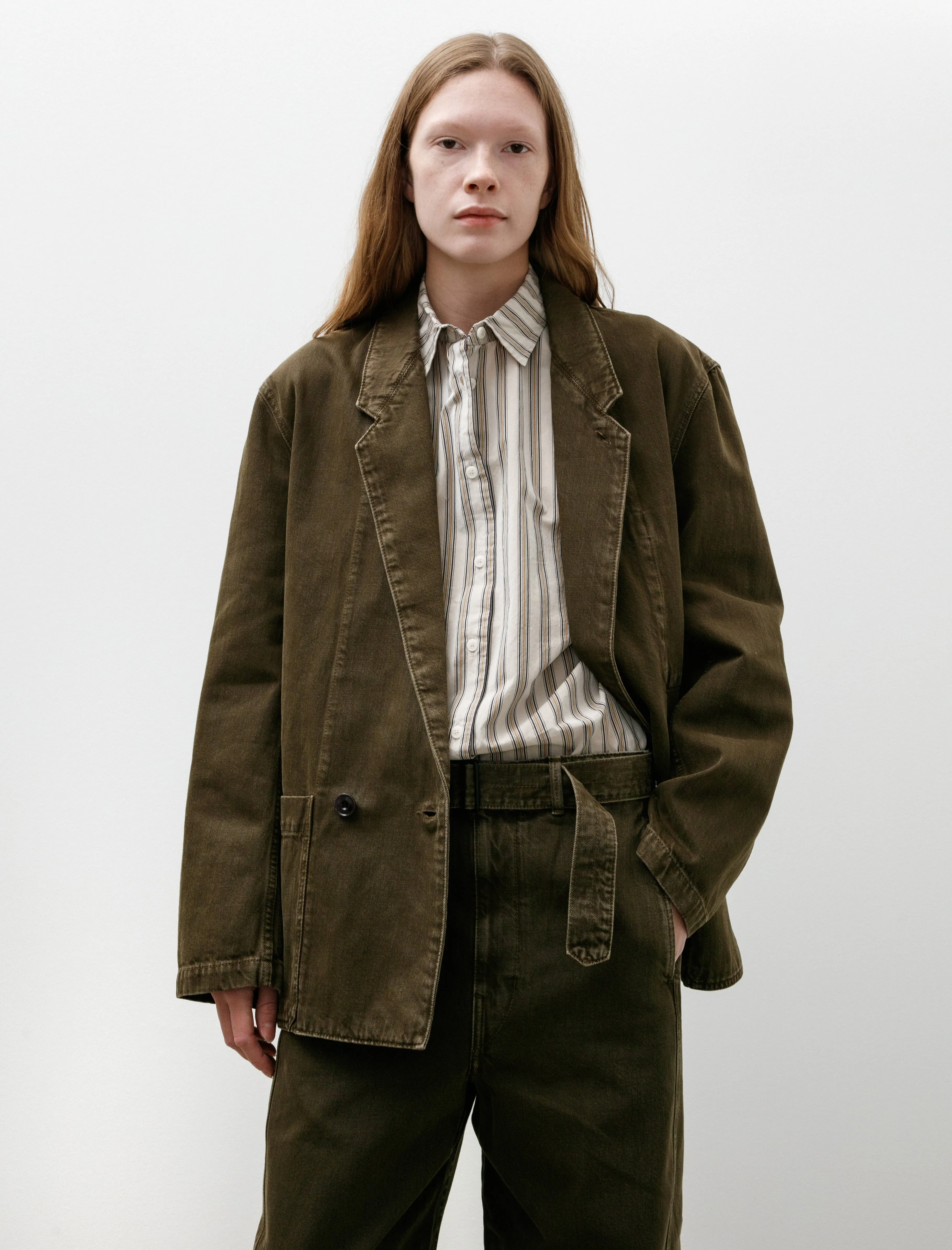 Workwear Blazer Moss Green sold by SHOP NEIGHBOR product image thumbnail 2