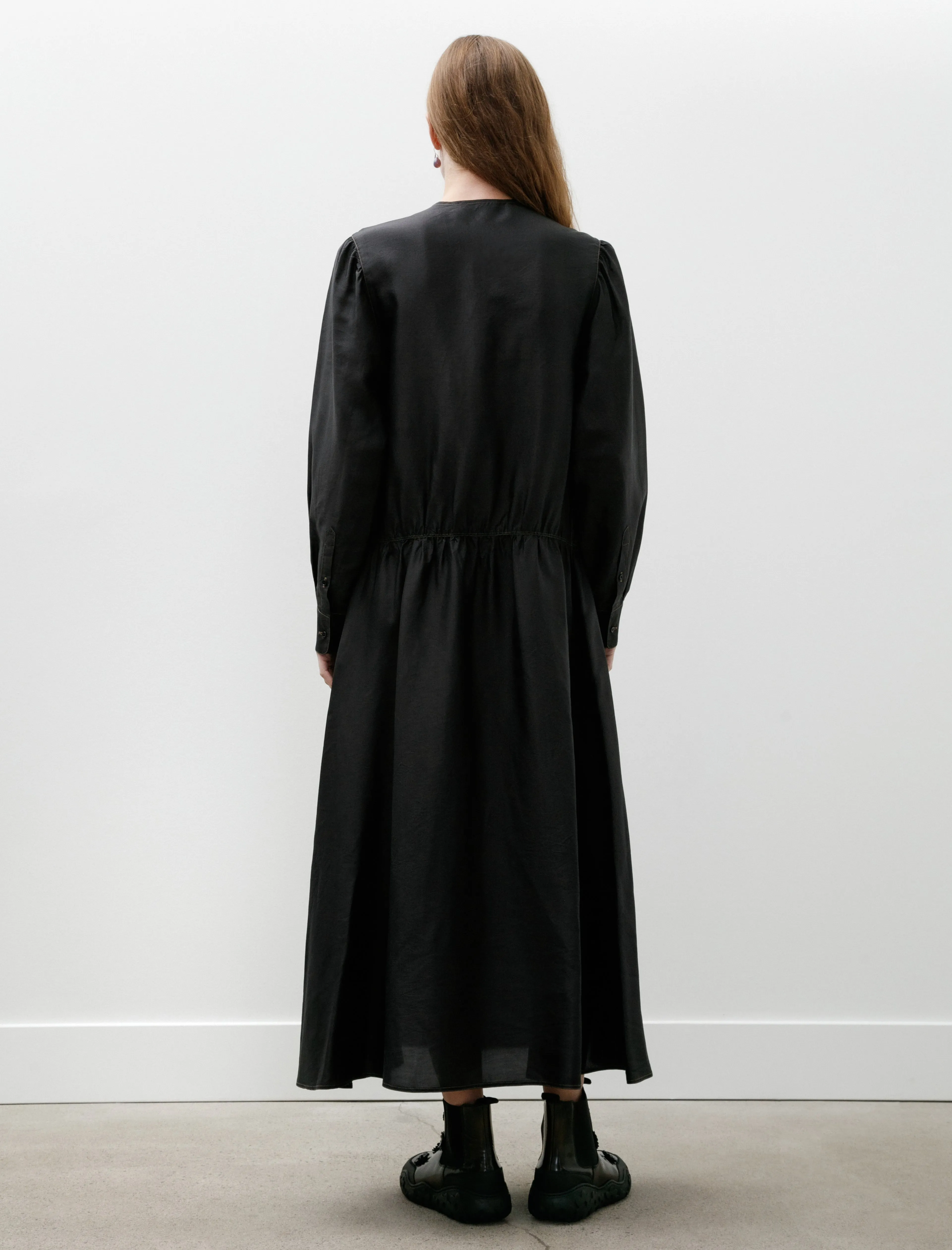 Buttoned Dress Black sold by SHOP NEIGHBOR product image thumbnail 4