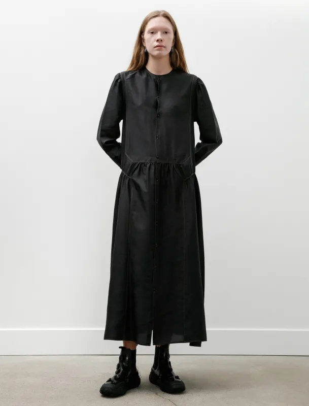 Buttoned Dress Black sold by SHOP NEIGHBOR