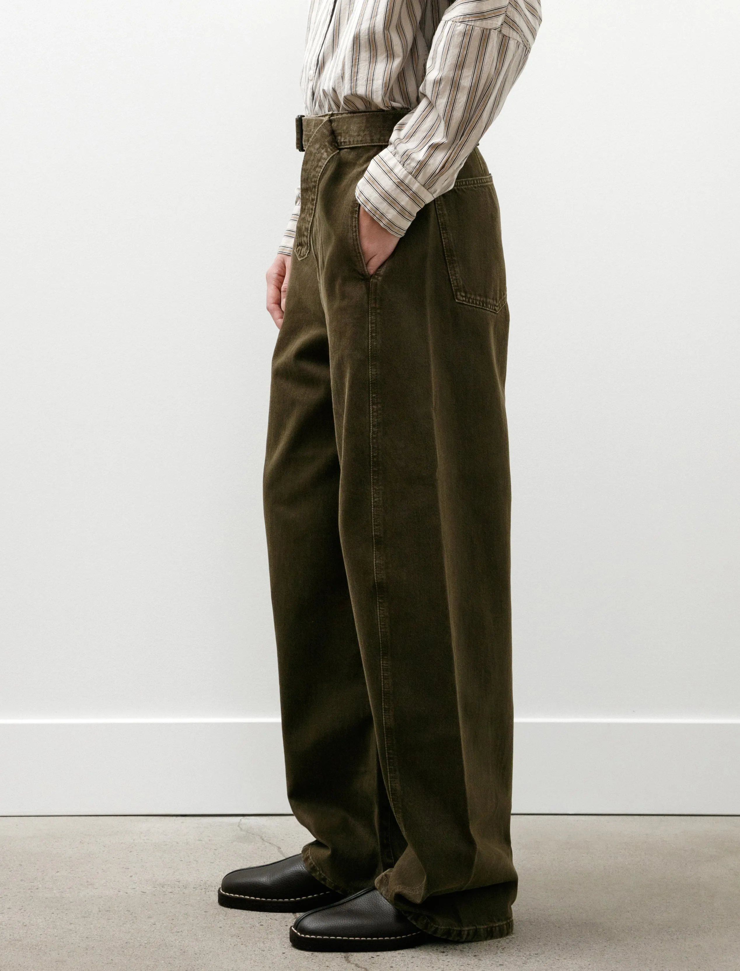 Twisted Belted Pants Moss Green sold by SHOP NEIGHBOR product image thumbnail 4
