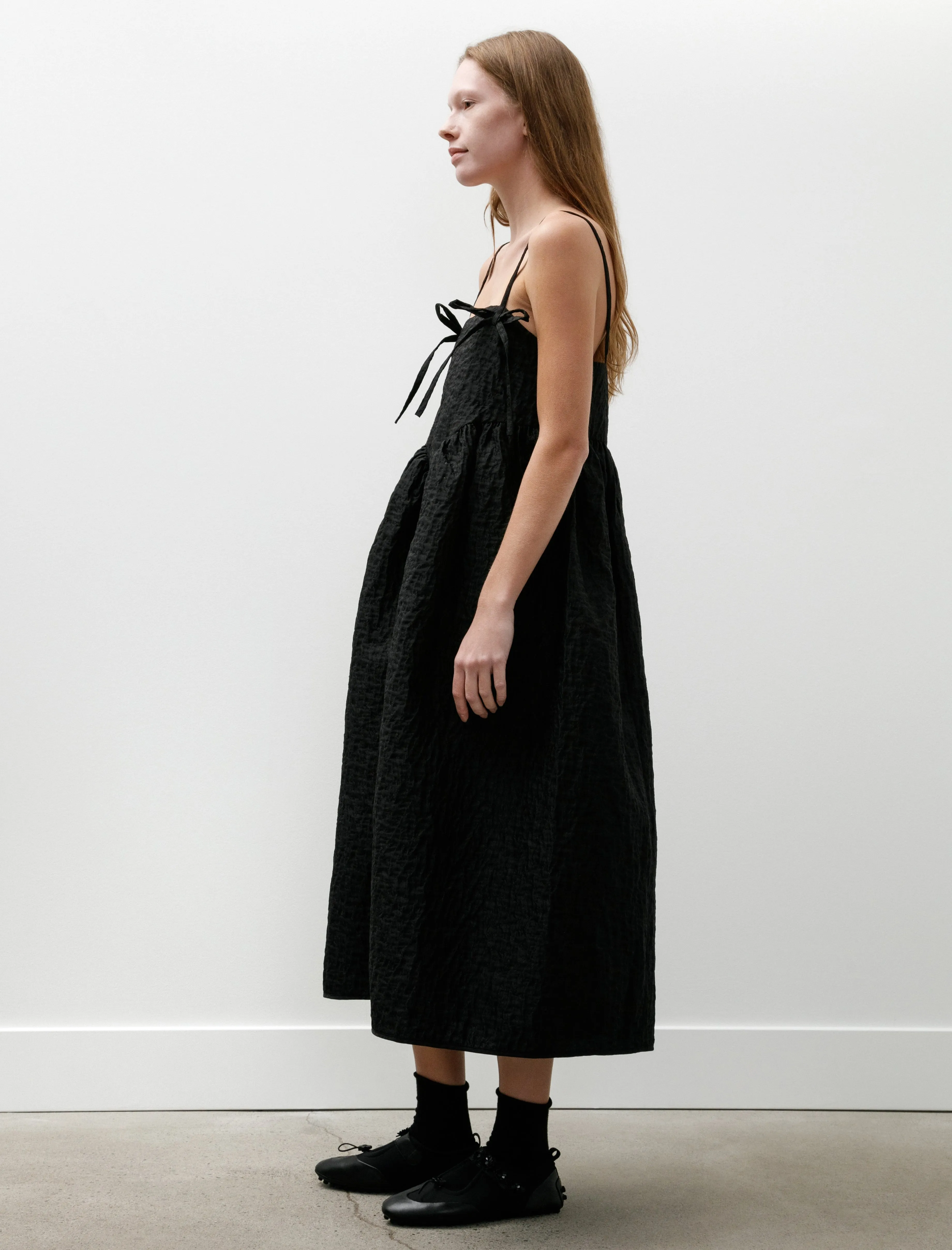 Ambra Dress Matelassé Black sold by SHOP NEIGHBOR product image thumbnail 3