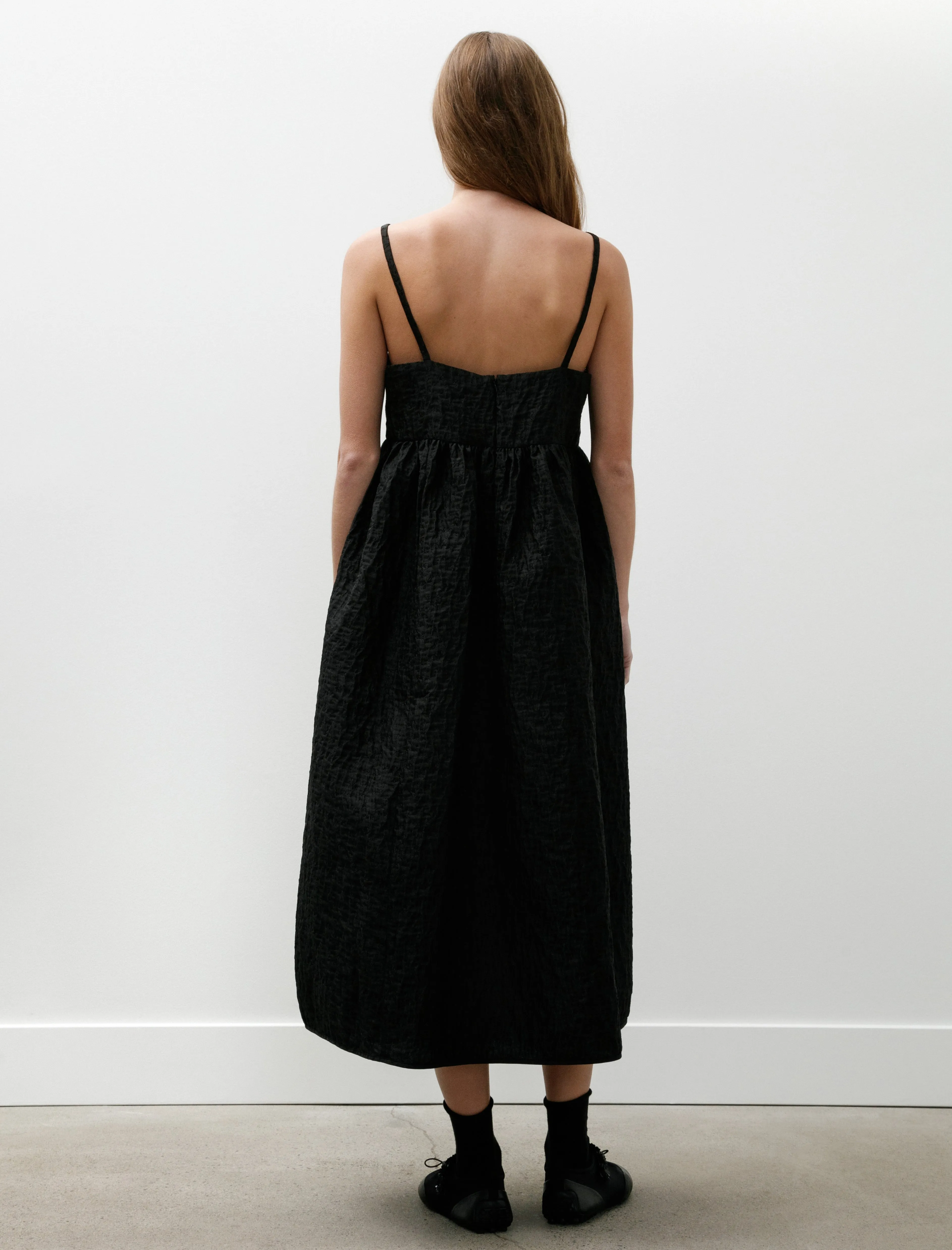 Ambra Dress Matelassé Black sold by SHOP NEIGHBOR product image thumbnail 4
