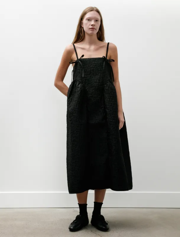 Ambra Dress Matelassé Black sold by SHOP NEIGHBOR