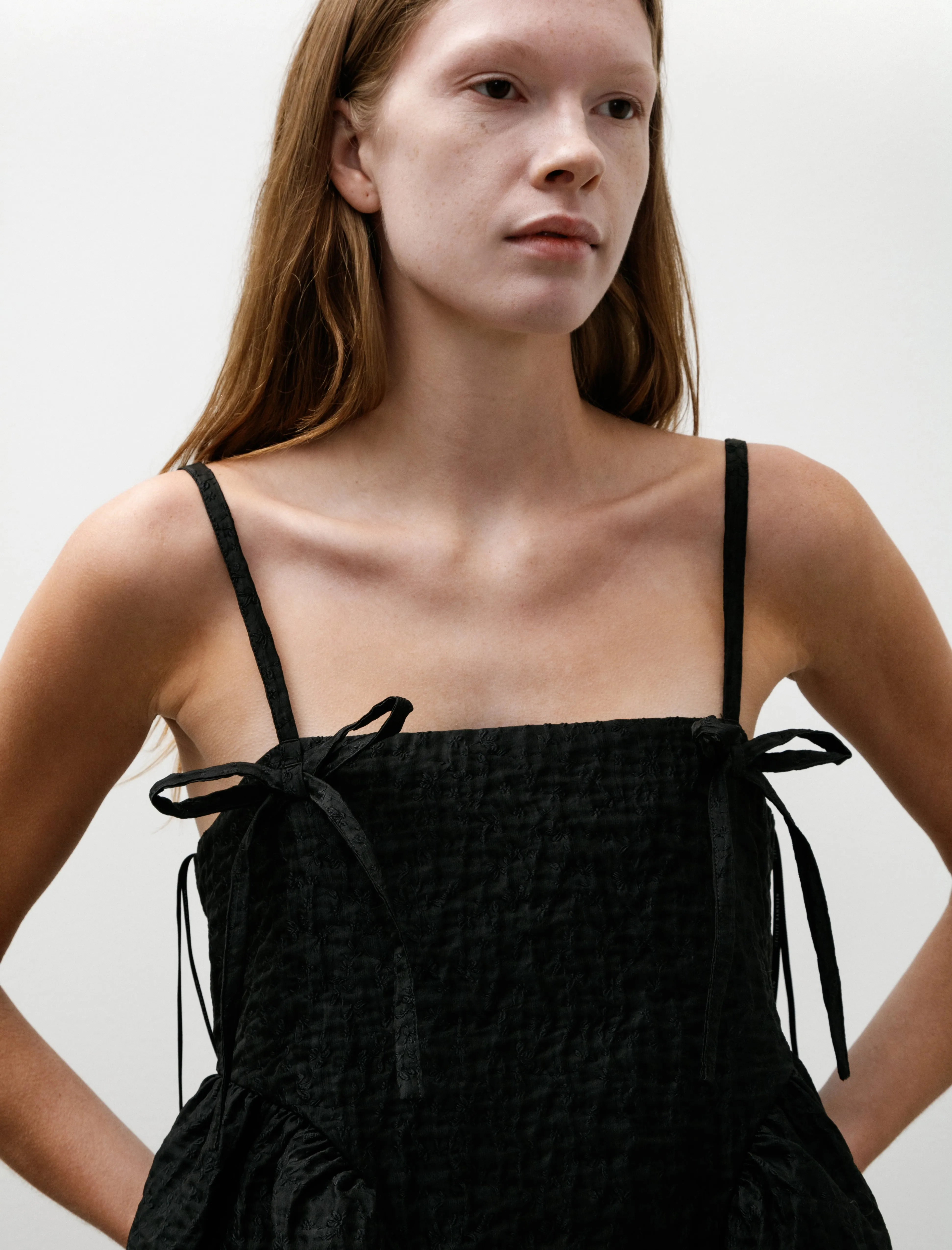 Ambra Dress Matelassé Black sold by SHOP NEIGHBOR product image thumbnail 2