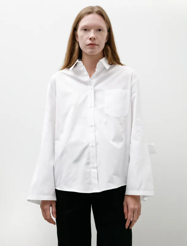 Bridget Shirt with Bows White sold by SHOP NEIGHBOR