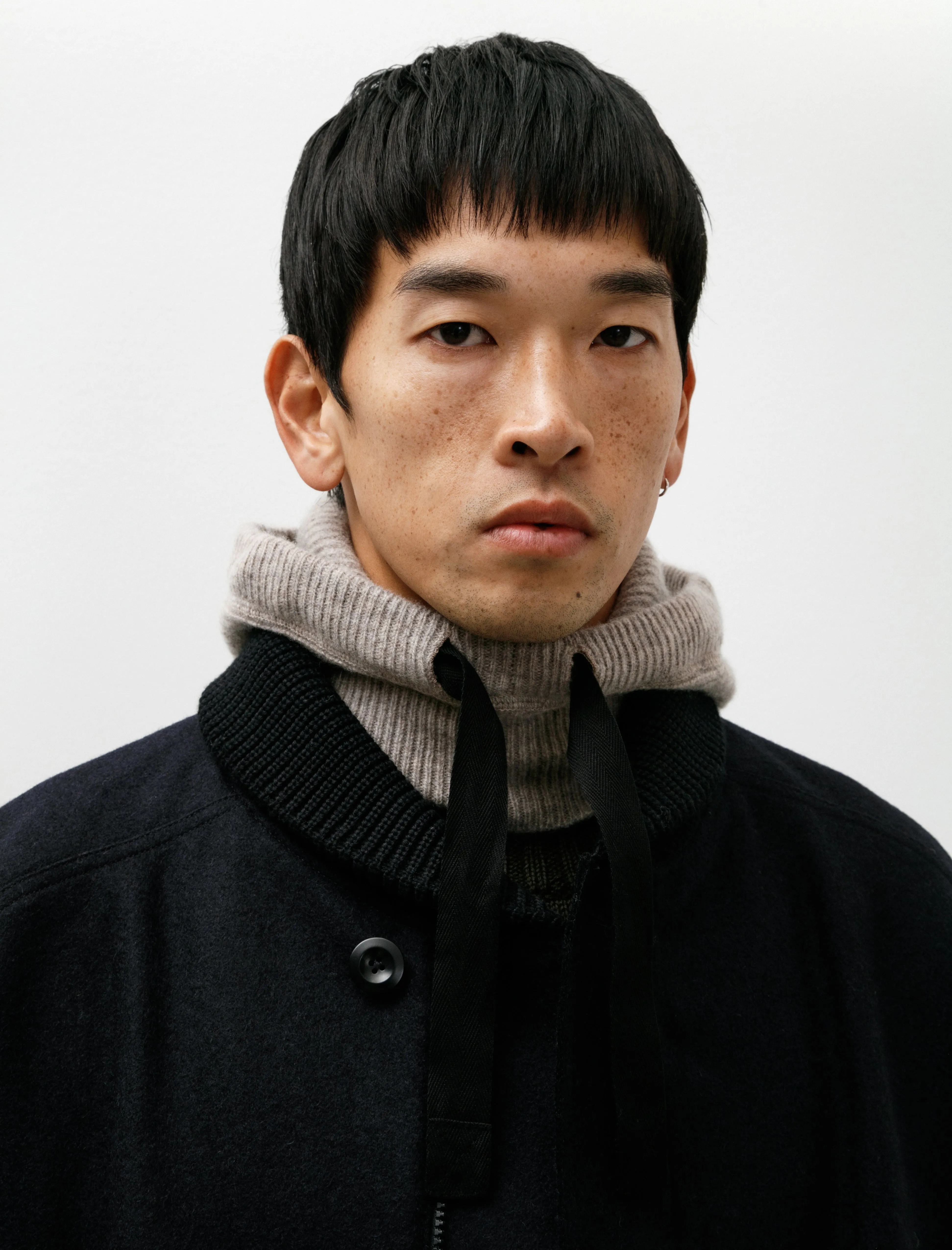 MHL Knitted Hood Lambswool Tawny sold by SHOP NEIGHBOR product image thumbnail 2