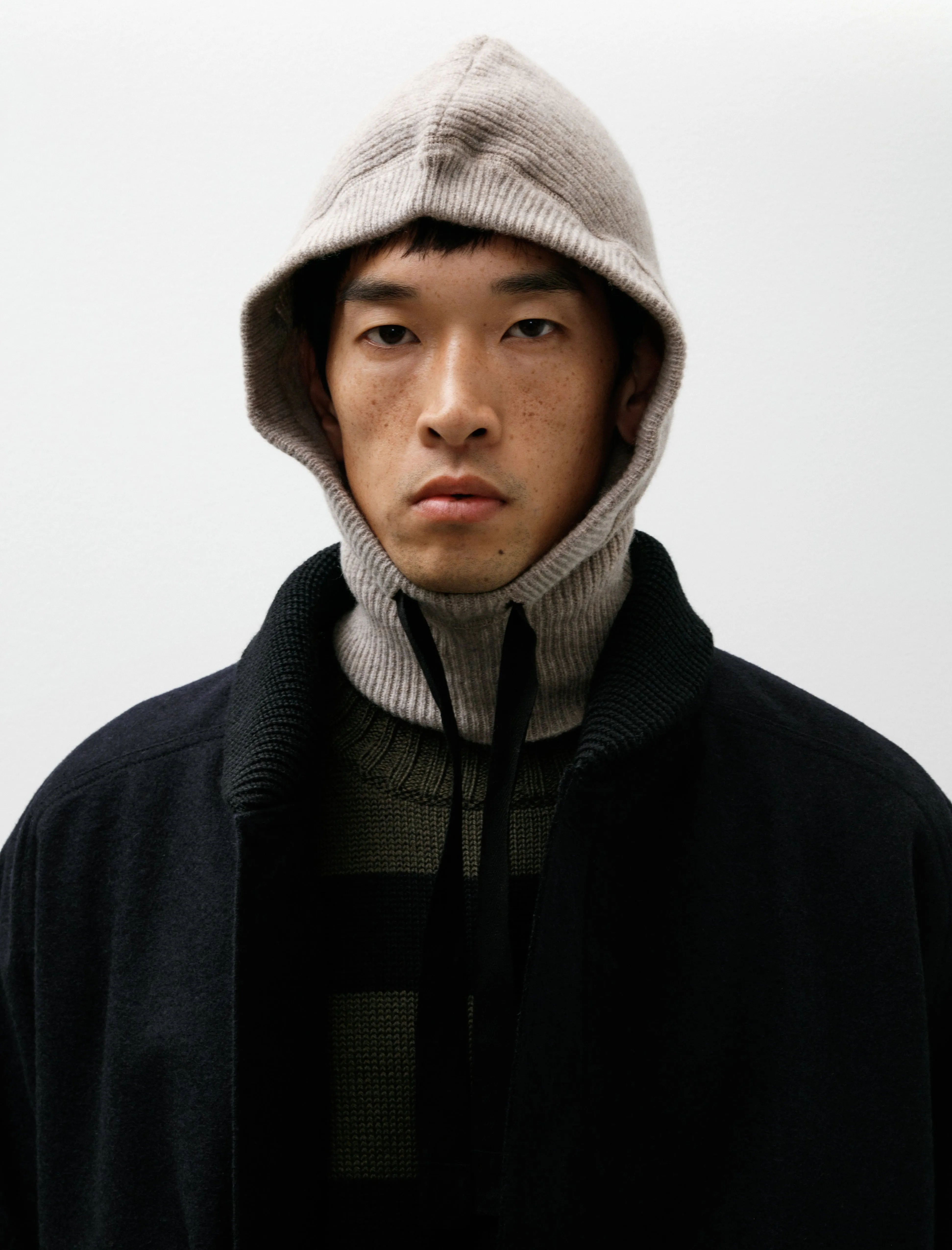 MHL Knitted Hood Lambswool Tawny sold by SHOP NEIGHBOR