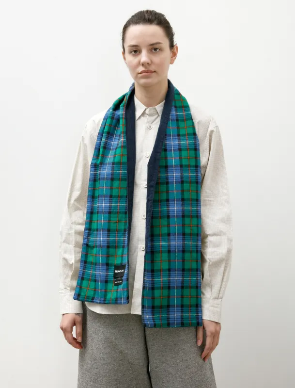 Cord and Woven Scarf Wool Blue Mix sold by SHOP NEIGHBOR