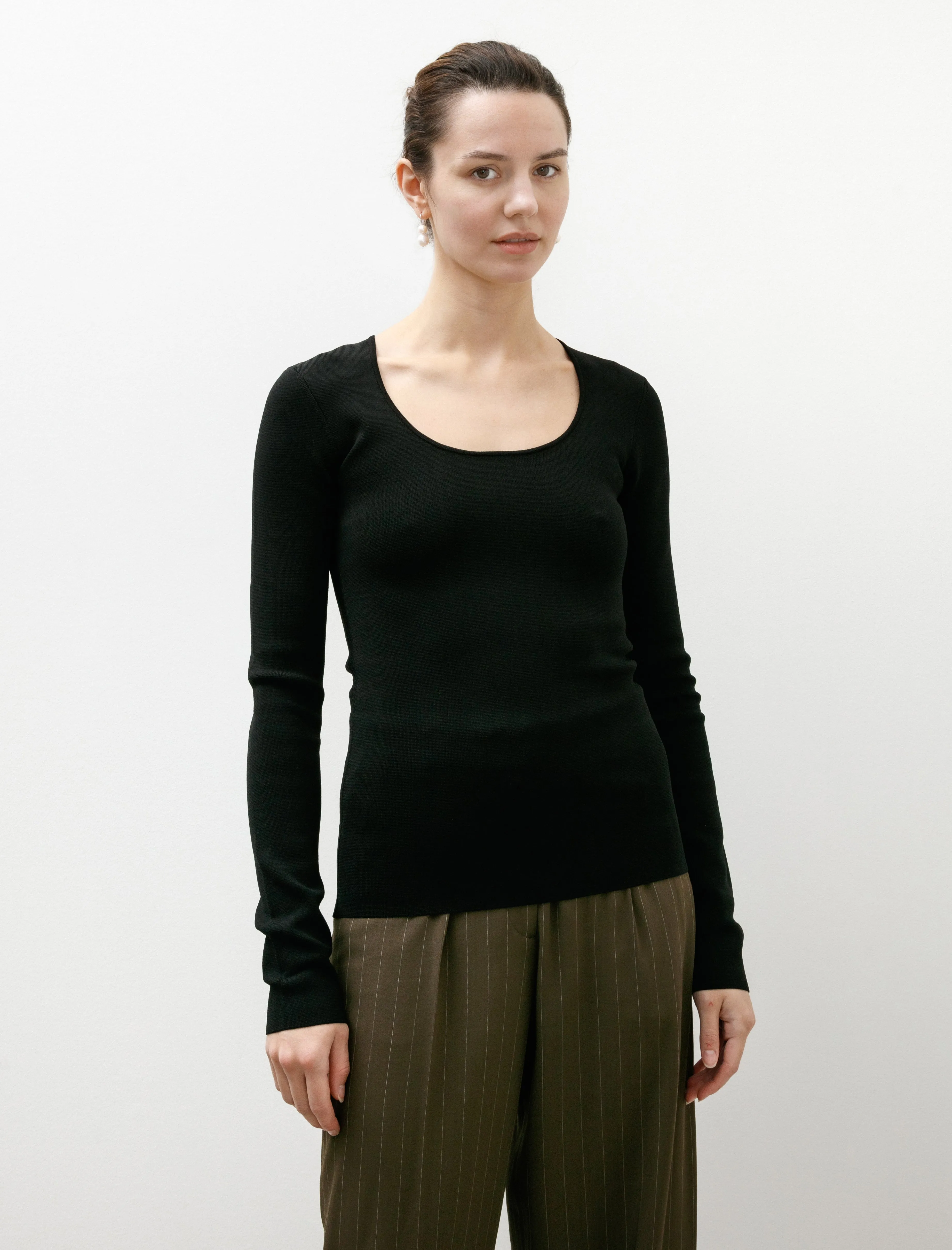 Compact Knit Top Black sold by SHOP NEIGHBOR