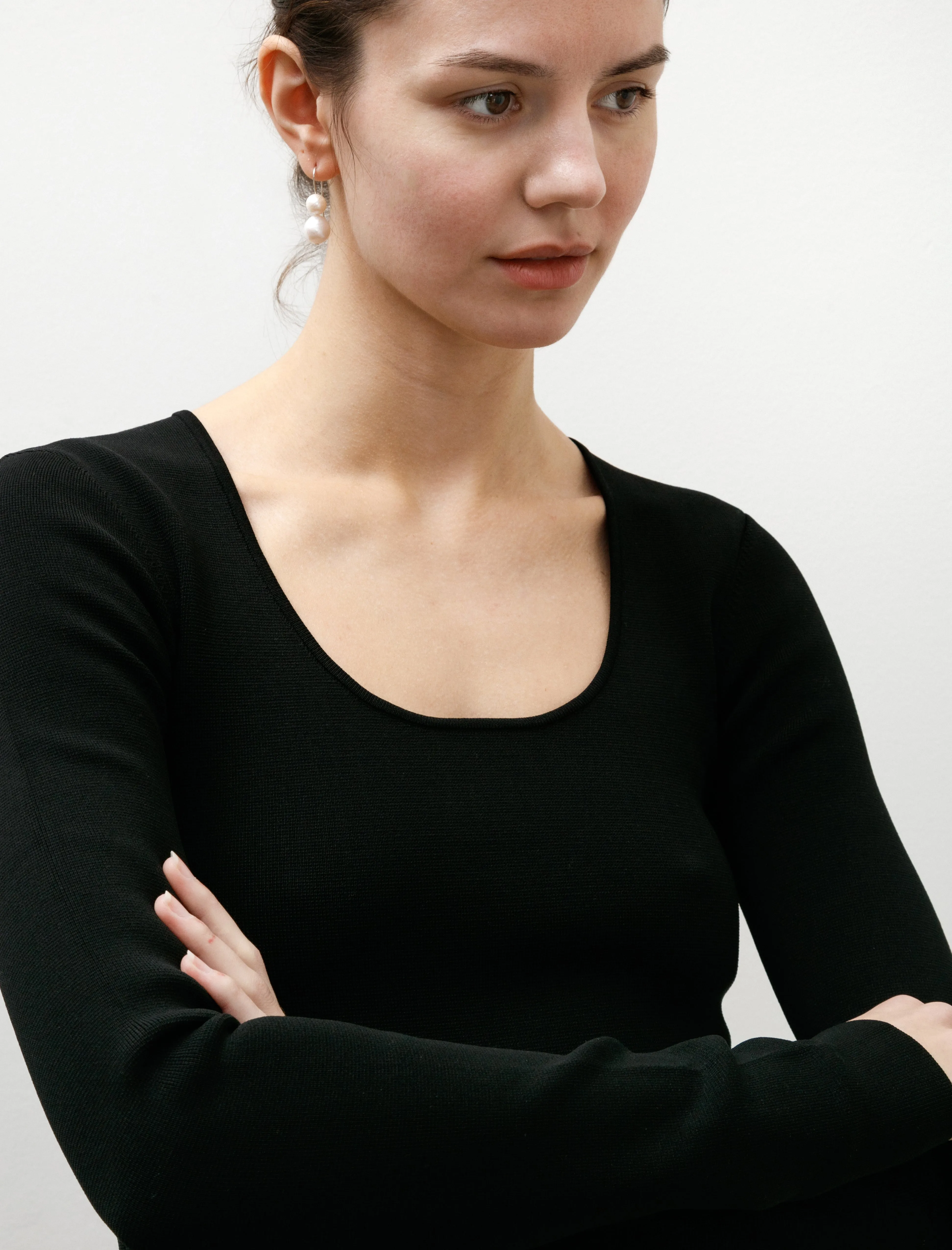 Compact Knit Top Black sold by SHOP NEIGHBOR product image thumbnail 2