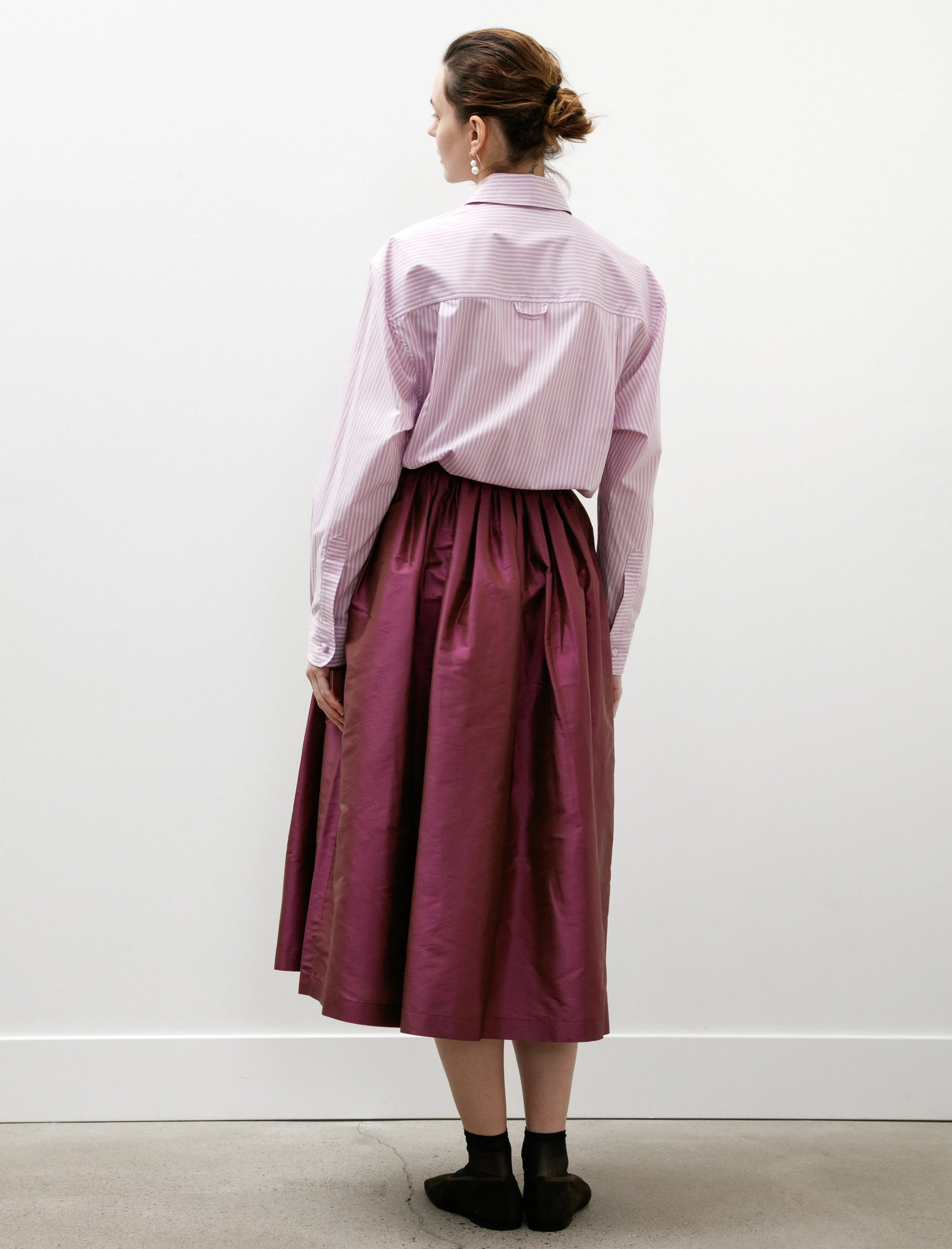 Silk Dupion Panel Skirt Plum sold by SHOP NEIGHBOR product image thumbnail 5