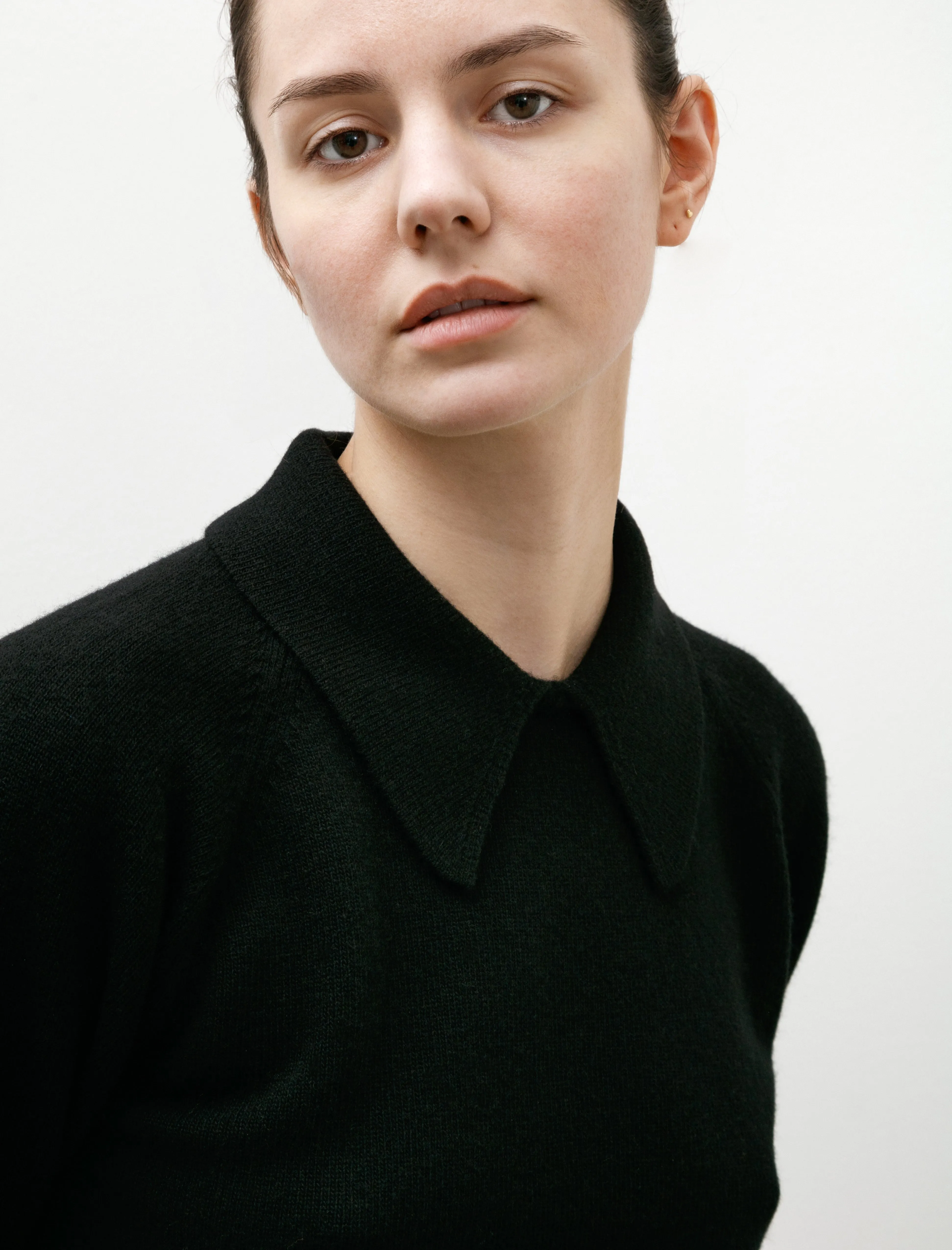 Large Collared Jumper Soft Spun Wool Black sold by SHOP NEIGHBOR product image thumbnail 2