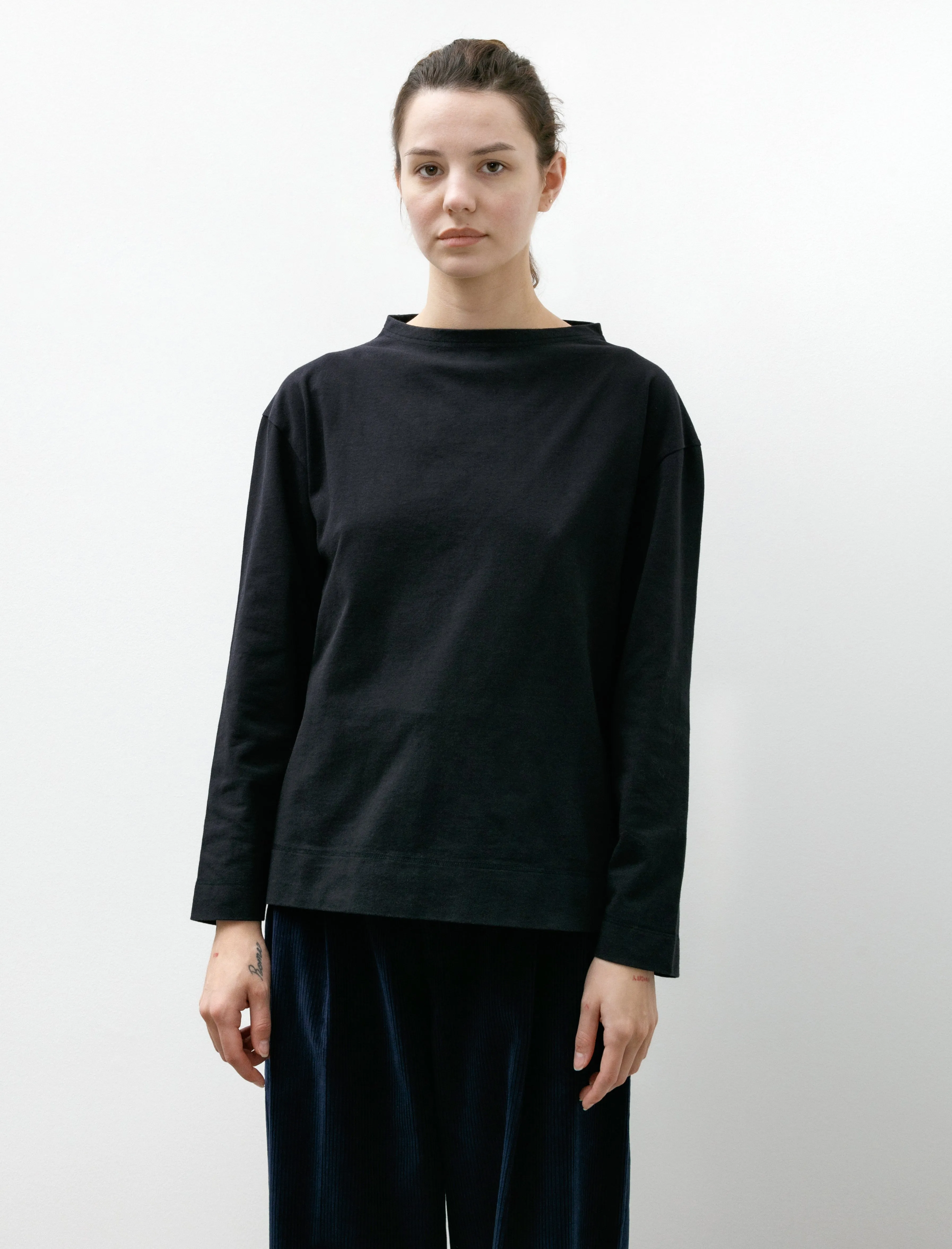MHL Smock Neck T-Shirt Dense Cotton Jersey Ink sold by SHOP NEIGHBOR