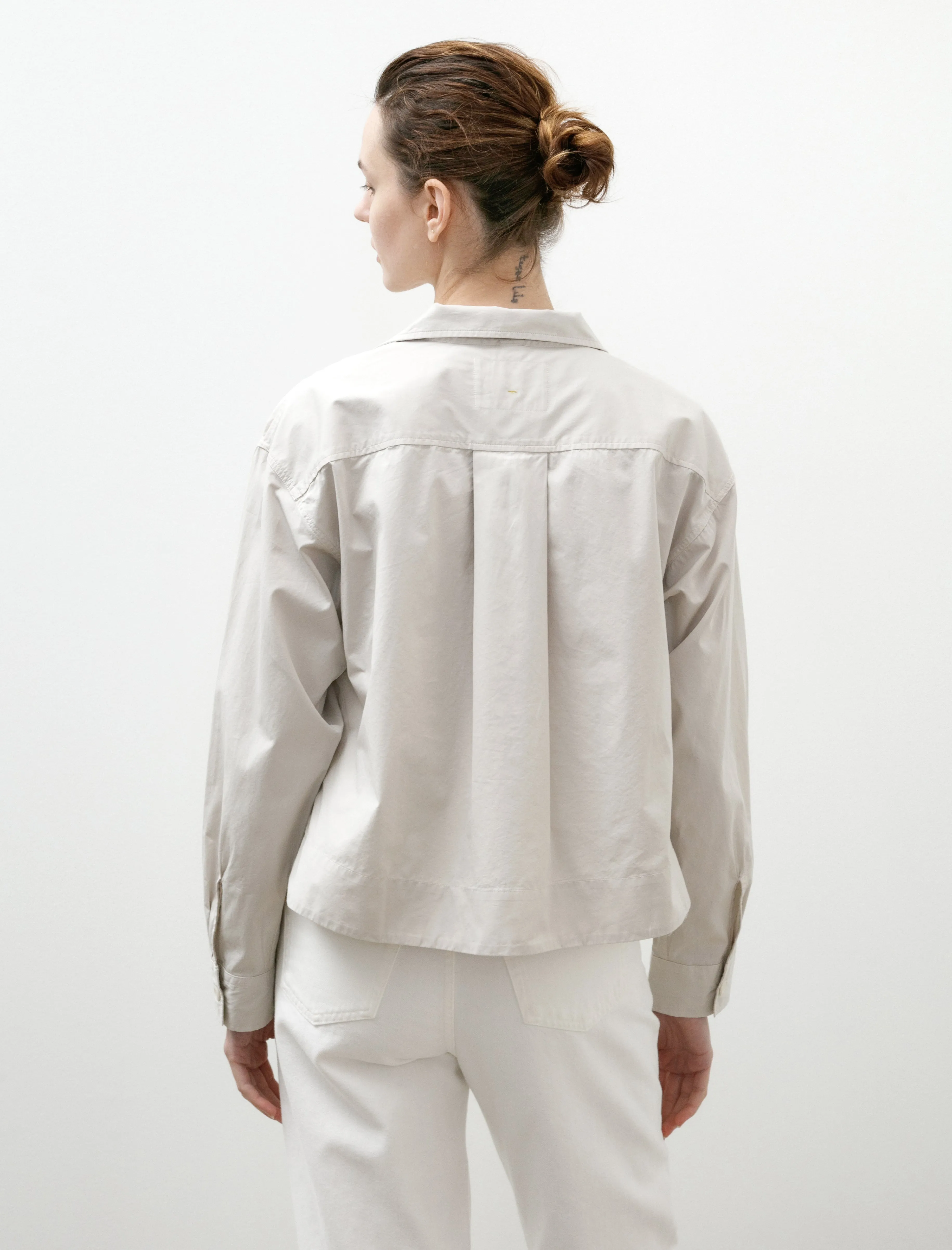 MHL Kit Shirt Compact Cotton Poplin Putty sold by SHOP NEIGHBOR product image thumbnail 4