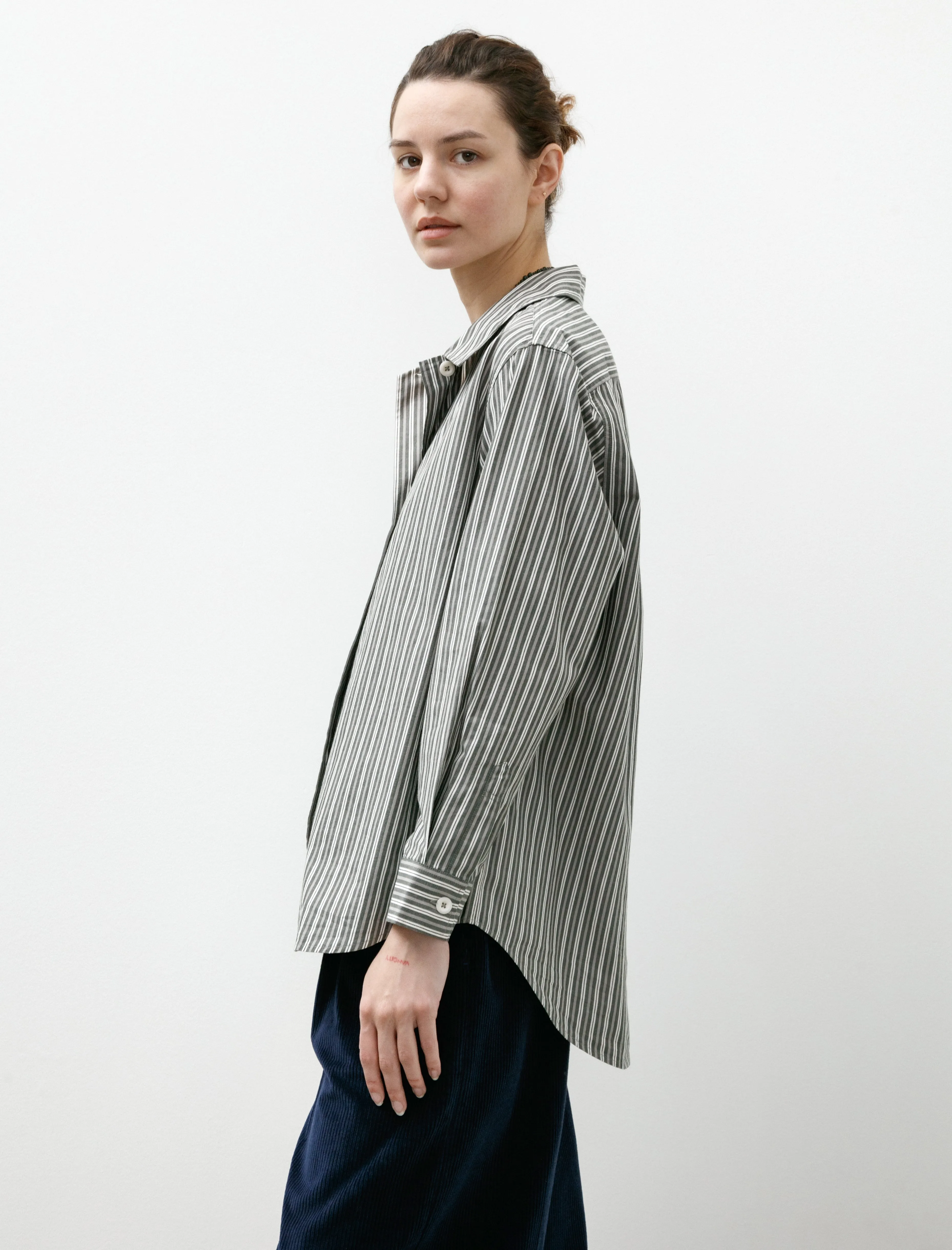 MHL Longline Shirt Two Forest/Grey/Off White sold by SHOP NEIGHBOR product image thumbnail 3