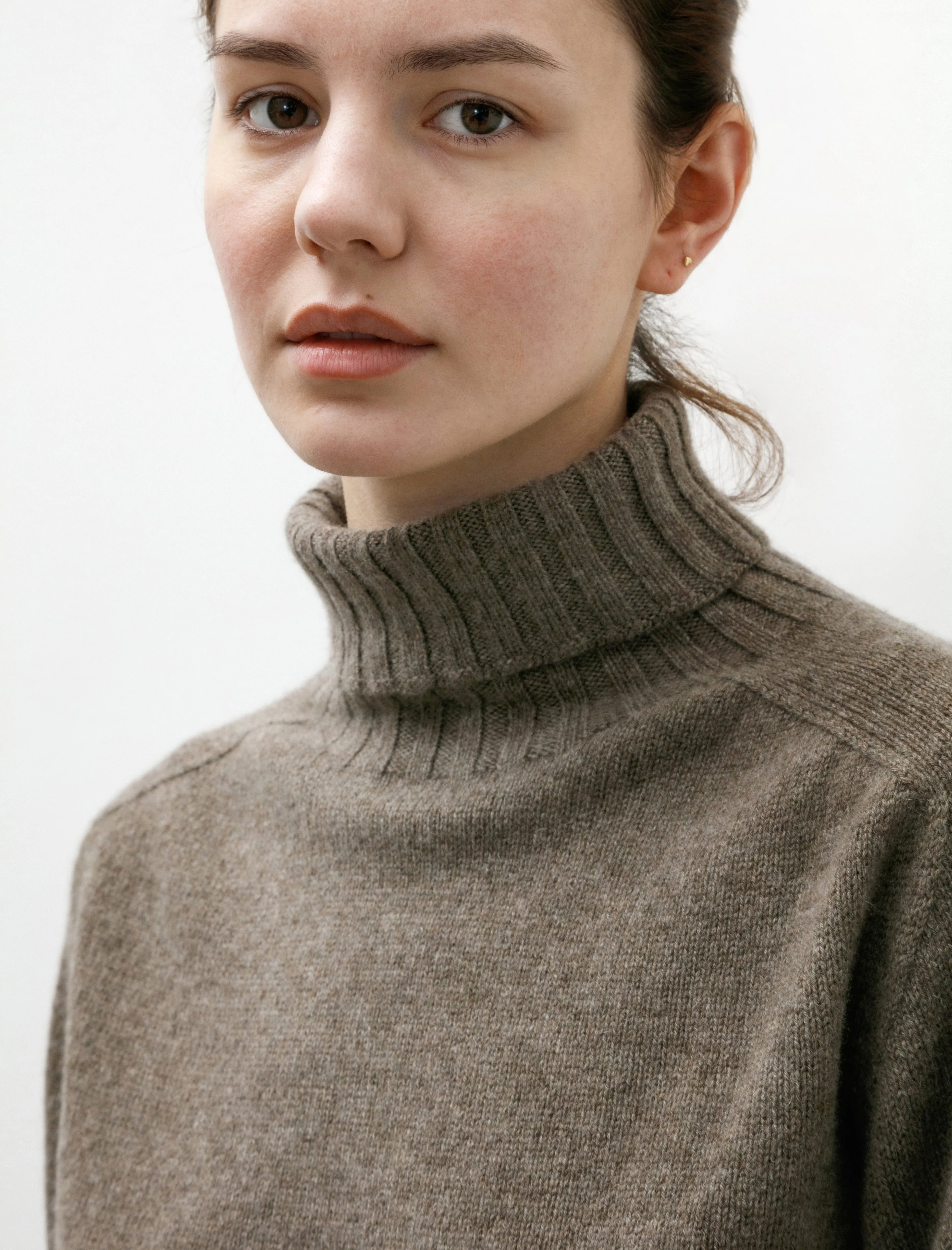 Wide Roll Neck Cashmere Natural Melange sold by SHOP NEIGHBOR product image thumbnail 2