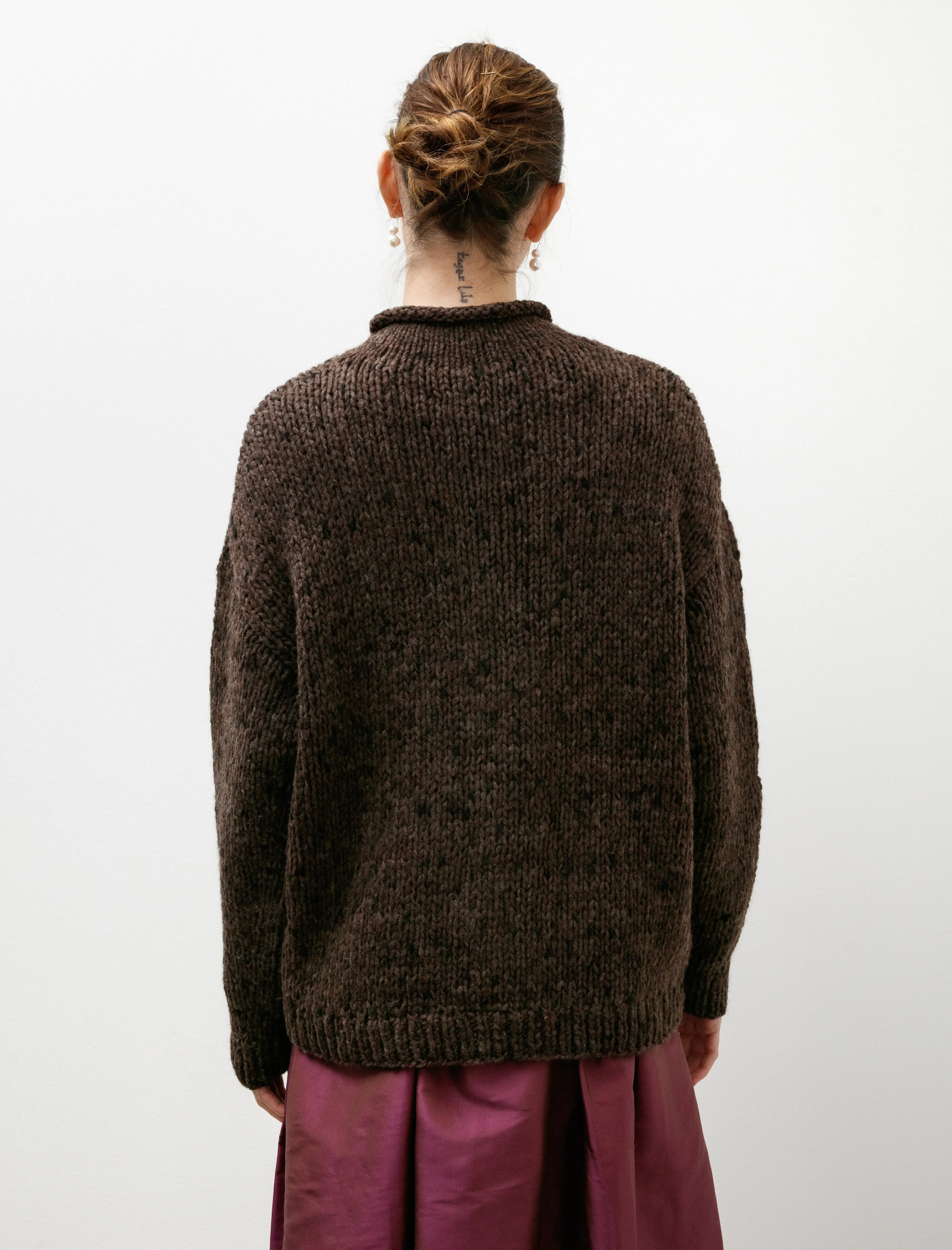 Handknit Paint Rollneck Black Paint sold by SHOP NEIGHBOR product image thumbnail 4