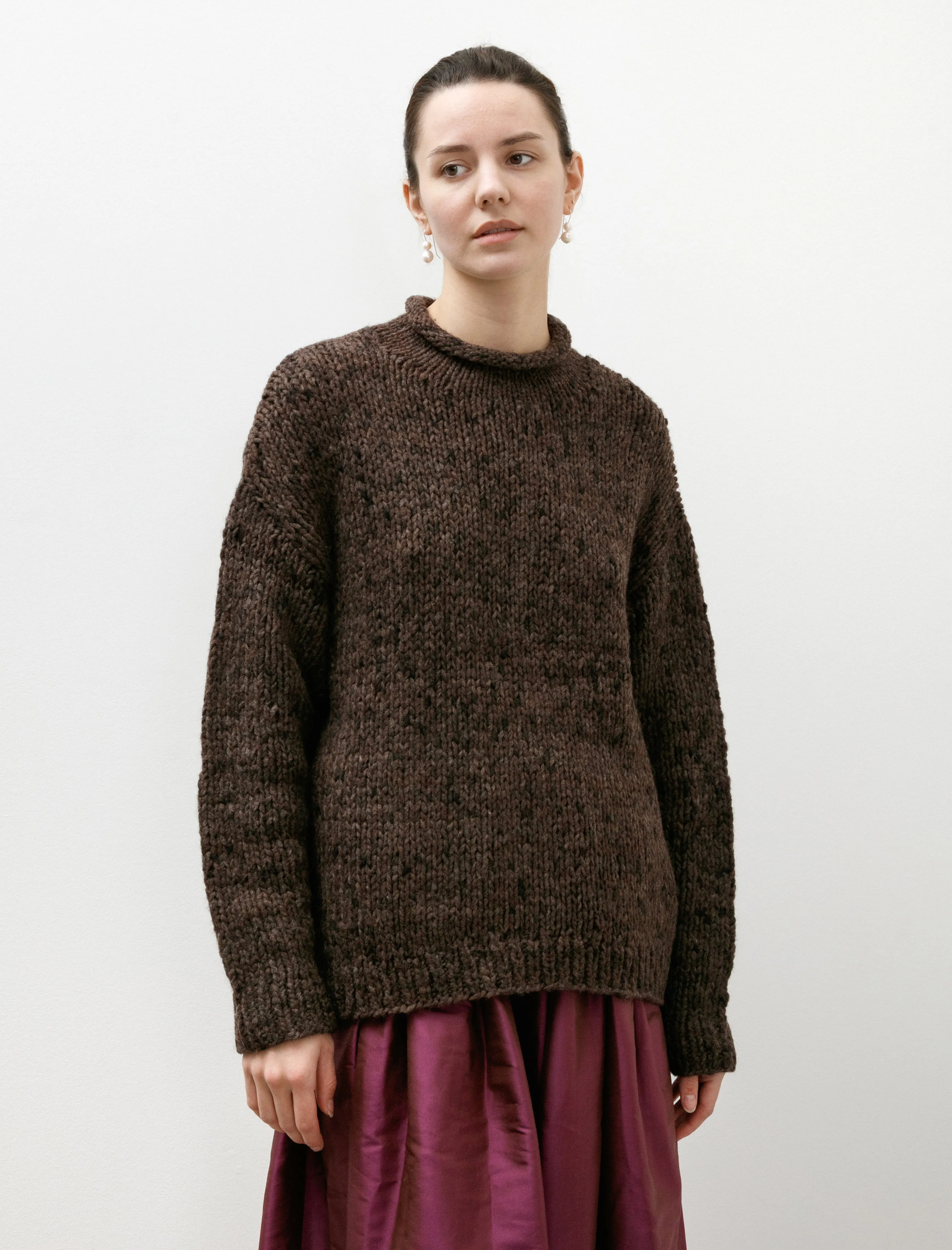 Handknit Paint Rollneck Black Paint sold by SHOP NEIGHBOR