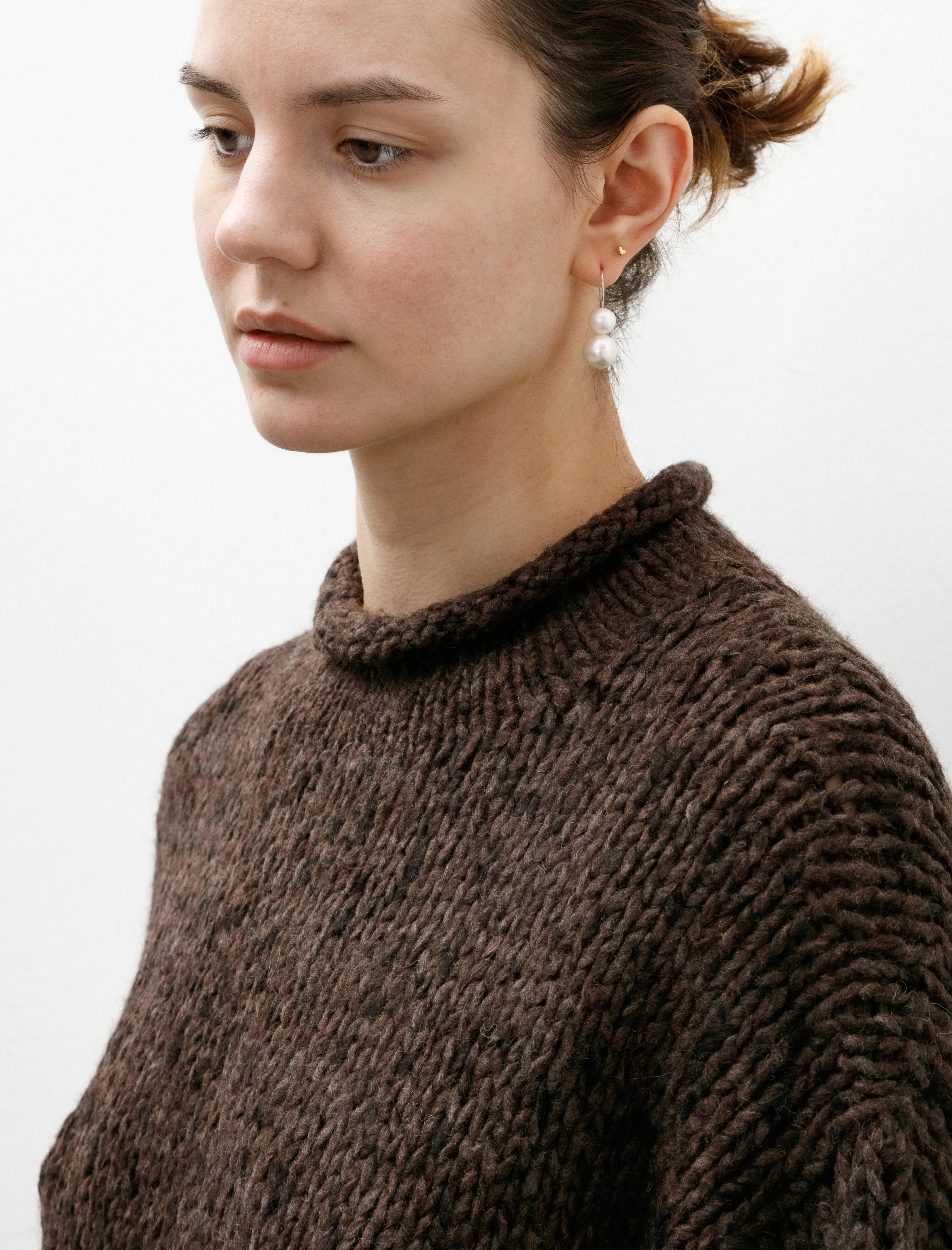 Handknit Paint Rollneck Black Paint sold by SHOP NEIGHBOR product image thumbnail 2