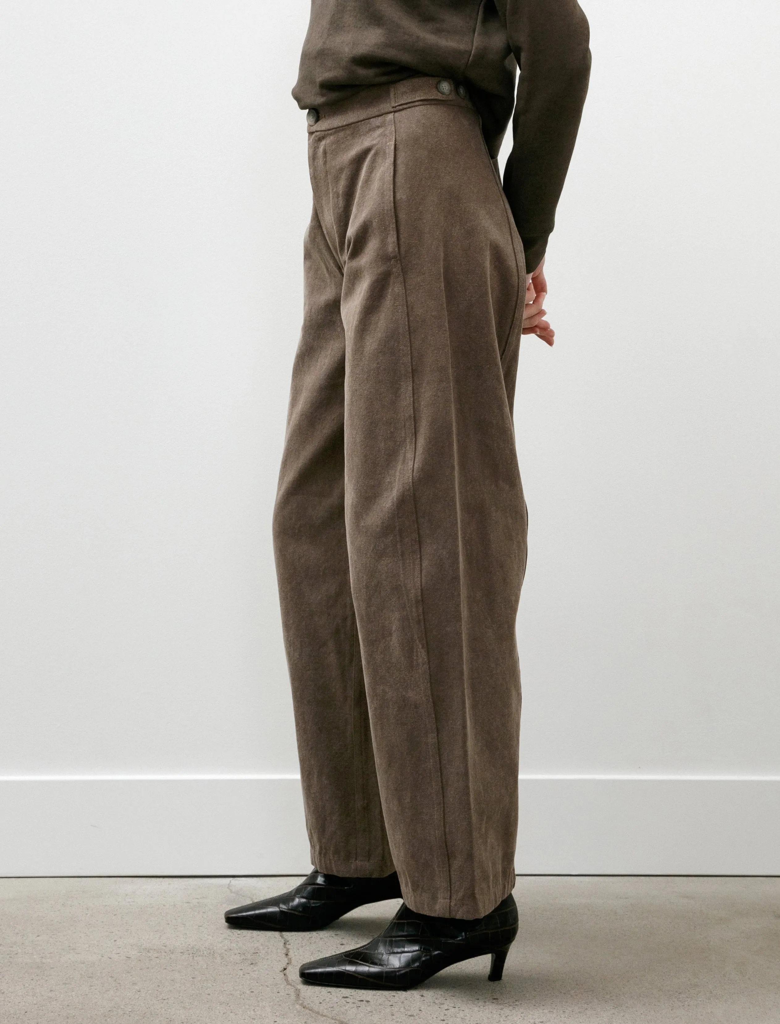Canvas Pants Washed Cinder sold by SHOP NEIGHBOR product image thumbnail 4