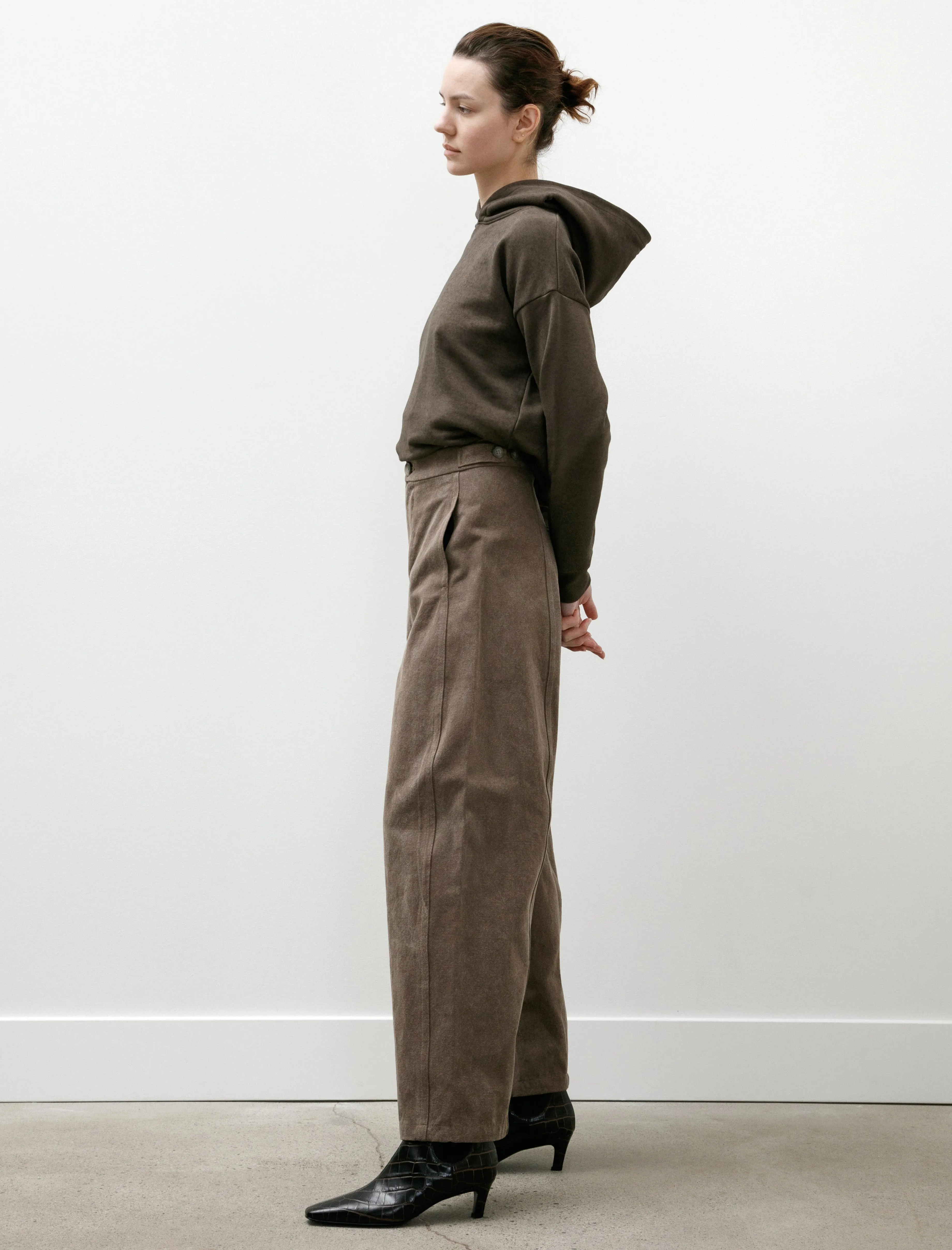 Canvas Pants Washed Cinder sold by SHOP NEIGHBOR product image thumbnail 3