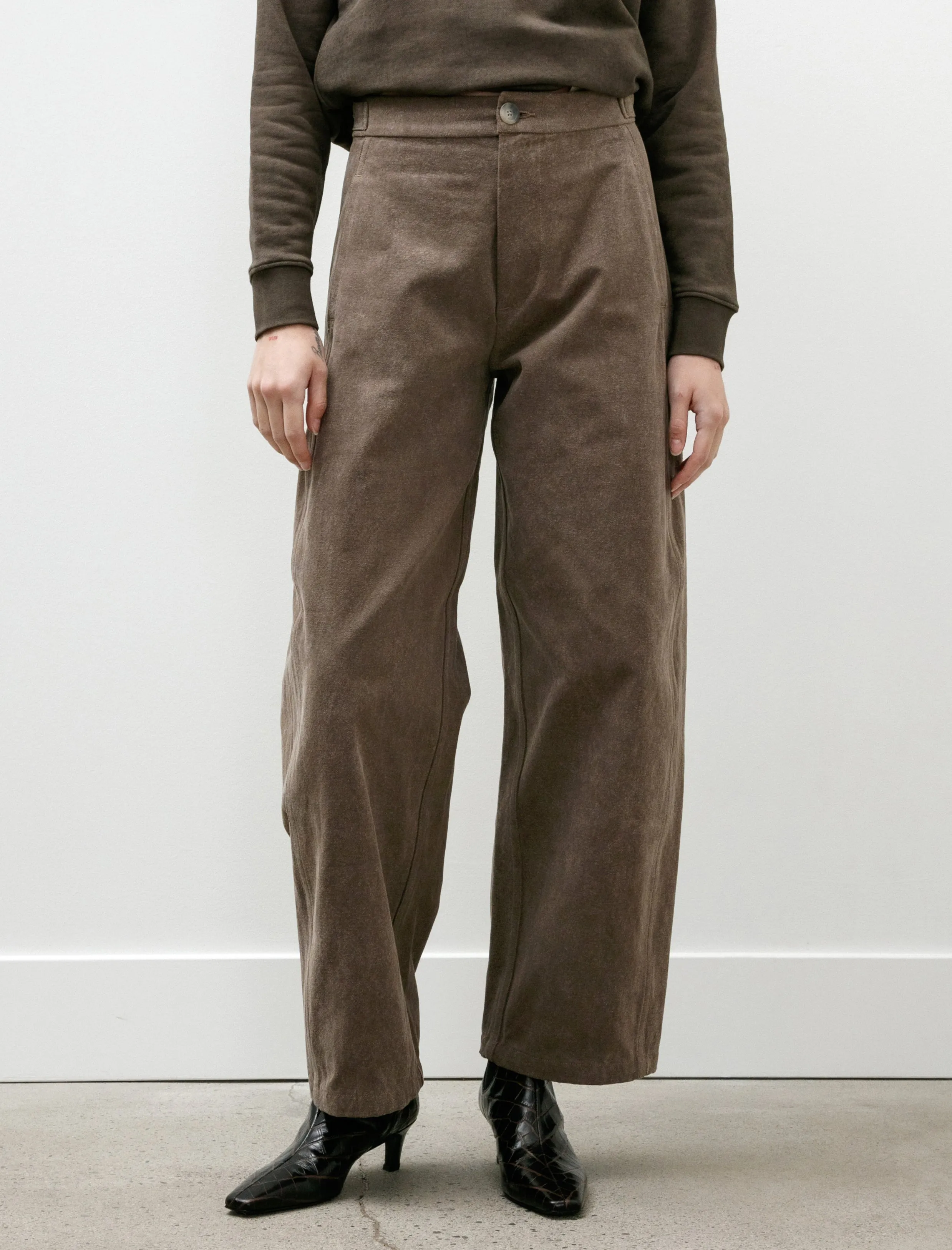 Canvas Pants Washed Cinder sold by SHOP NEIGHBOR product image thumbnail 2