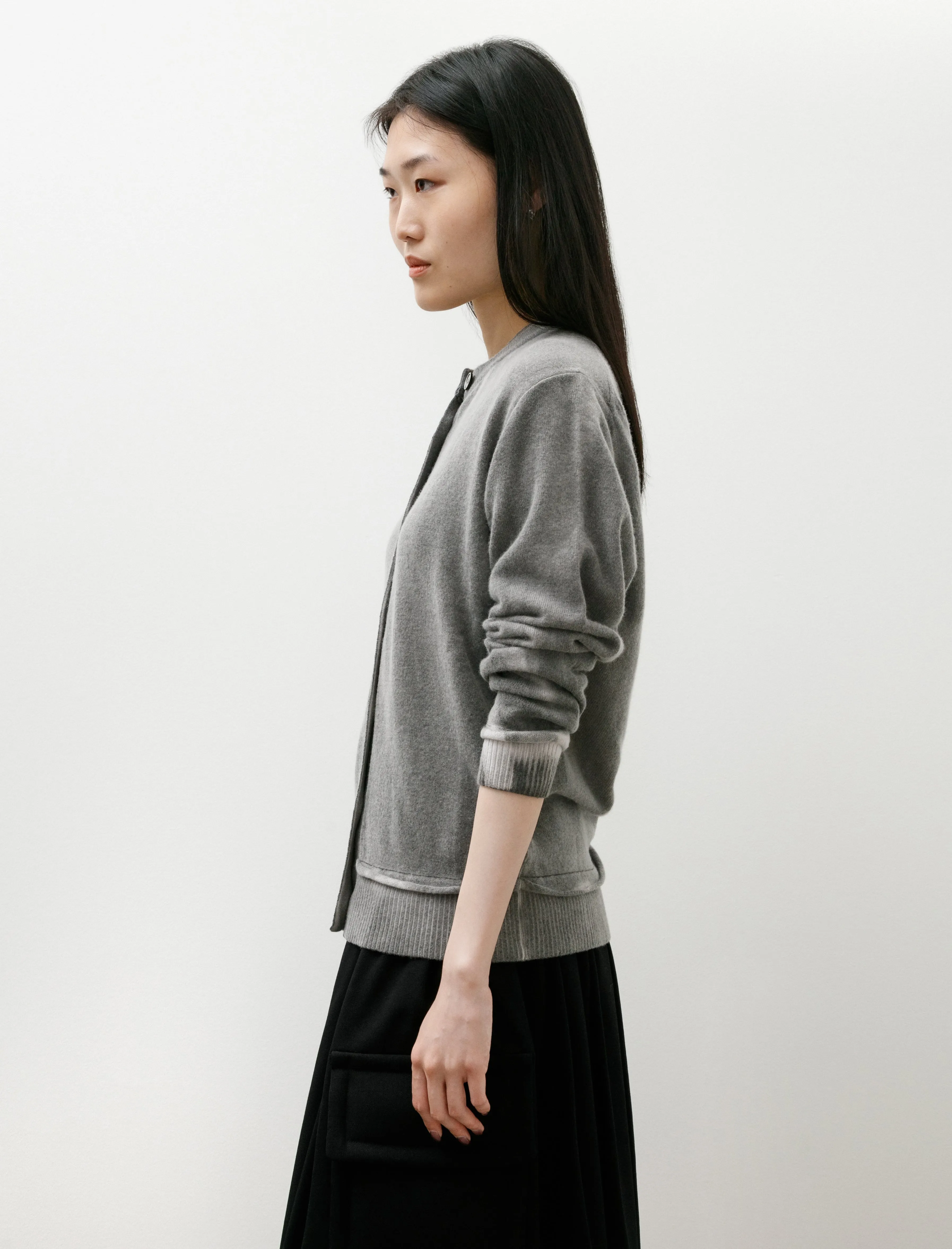 Dual Cardigan Grey Spray Dye Cherub Wool sold by SHOP NEIGHBOR product image thumbnail 4