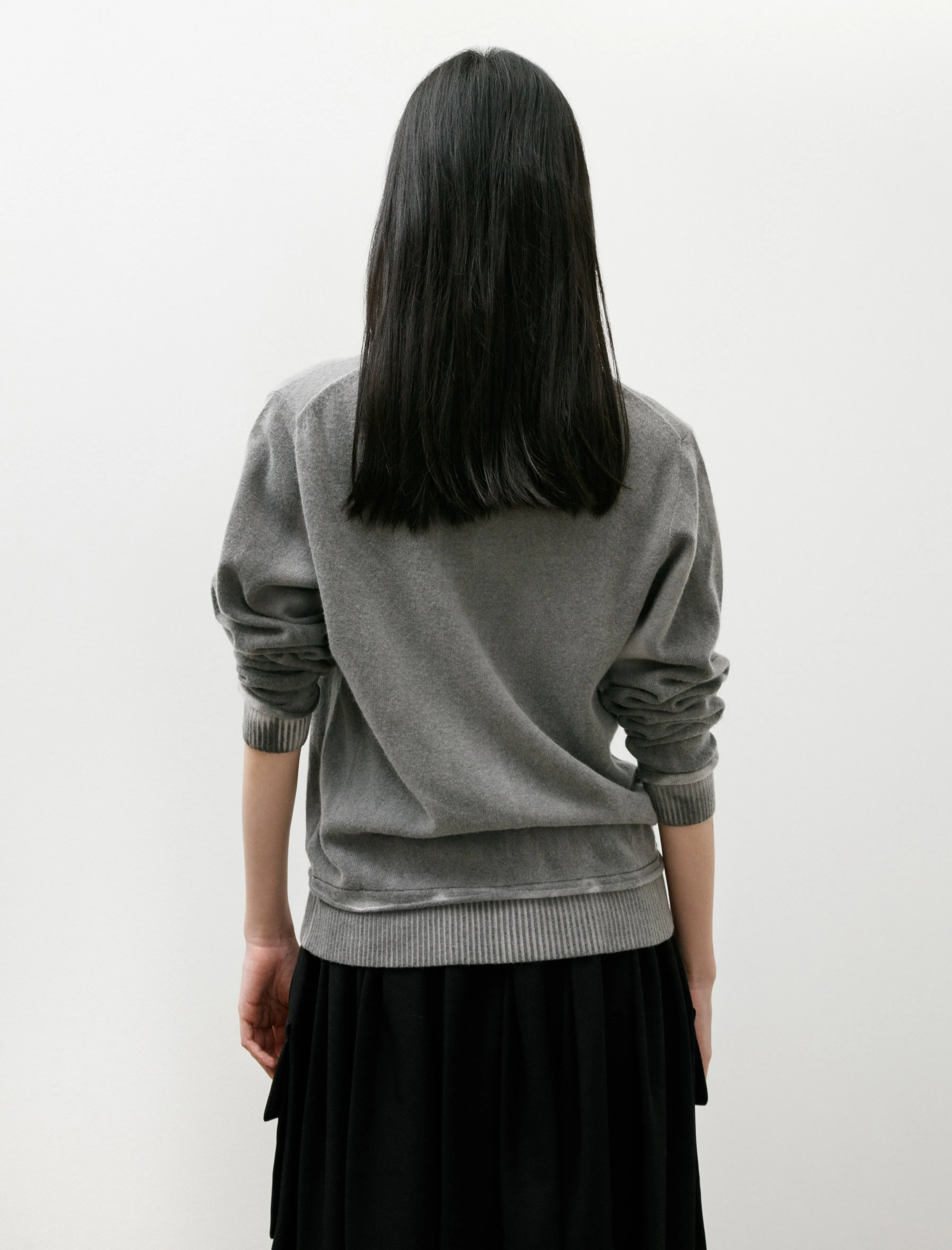 Dual Cardigan Grey Spray Dye Cherub Wool sold by SHOP NEIGHBOR product image thumbnail 5