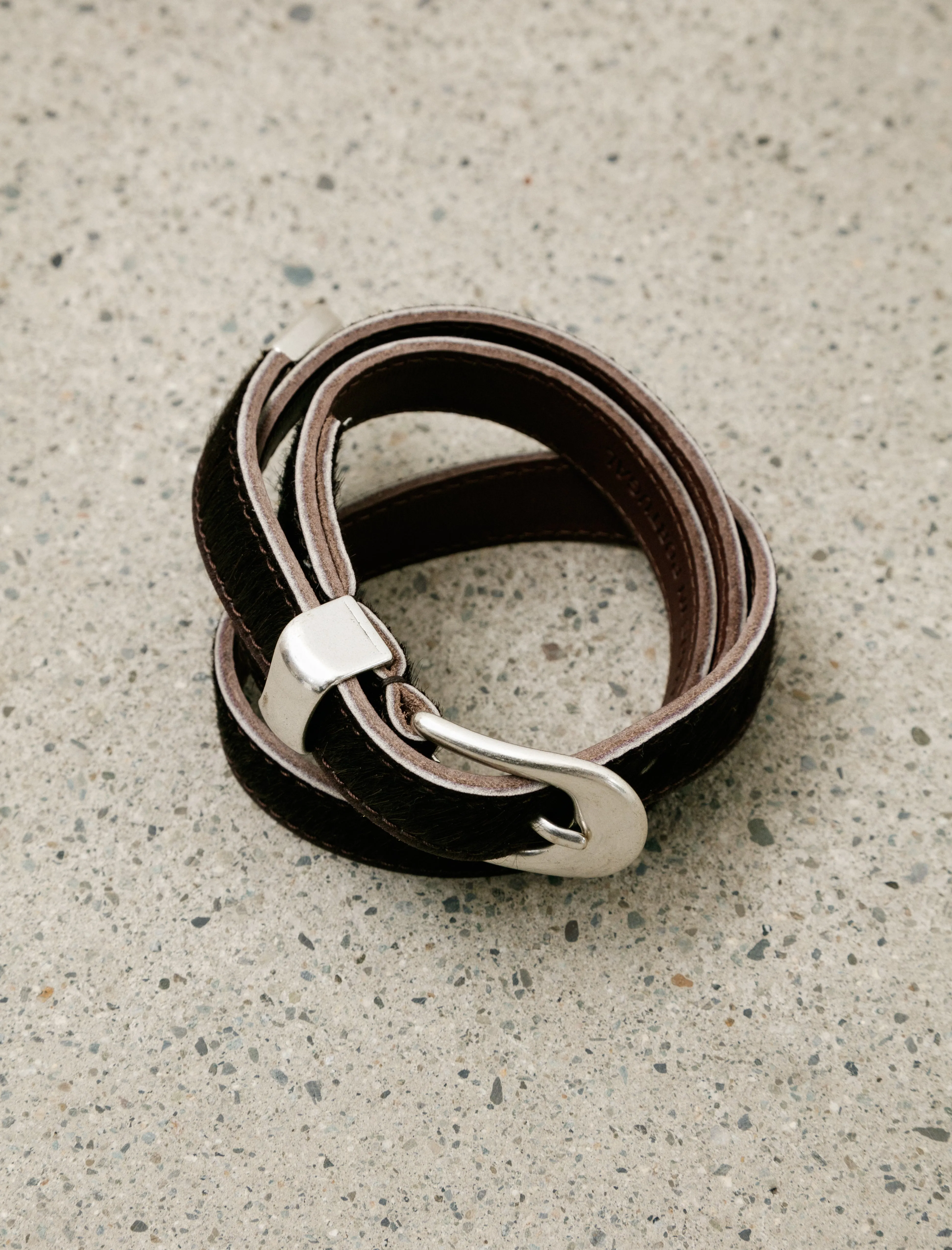 2cm Belt Chocolate Hair On Hide sold by SHOP NEIGHBOR product image thumbnail 4