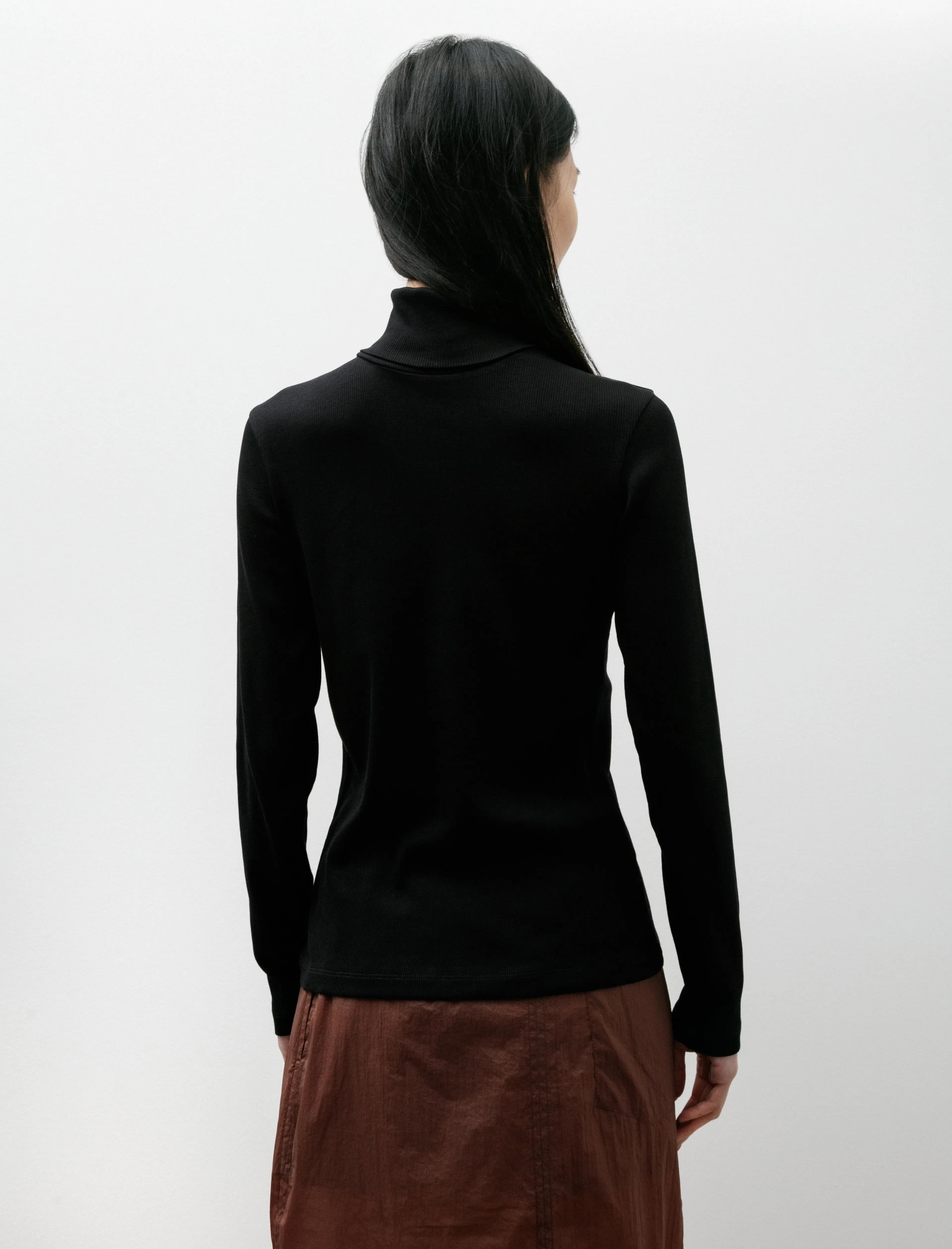 Rib LS Roll Neck Black sold by SHOP NEIGHBOR product image thumbnail 4