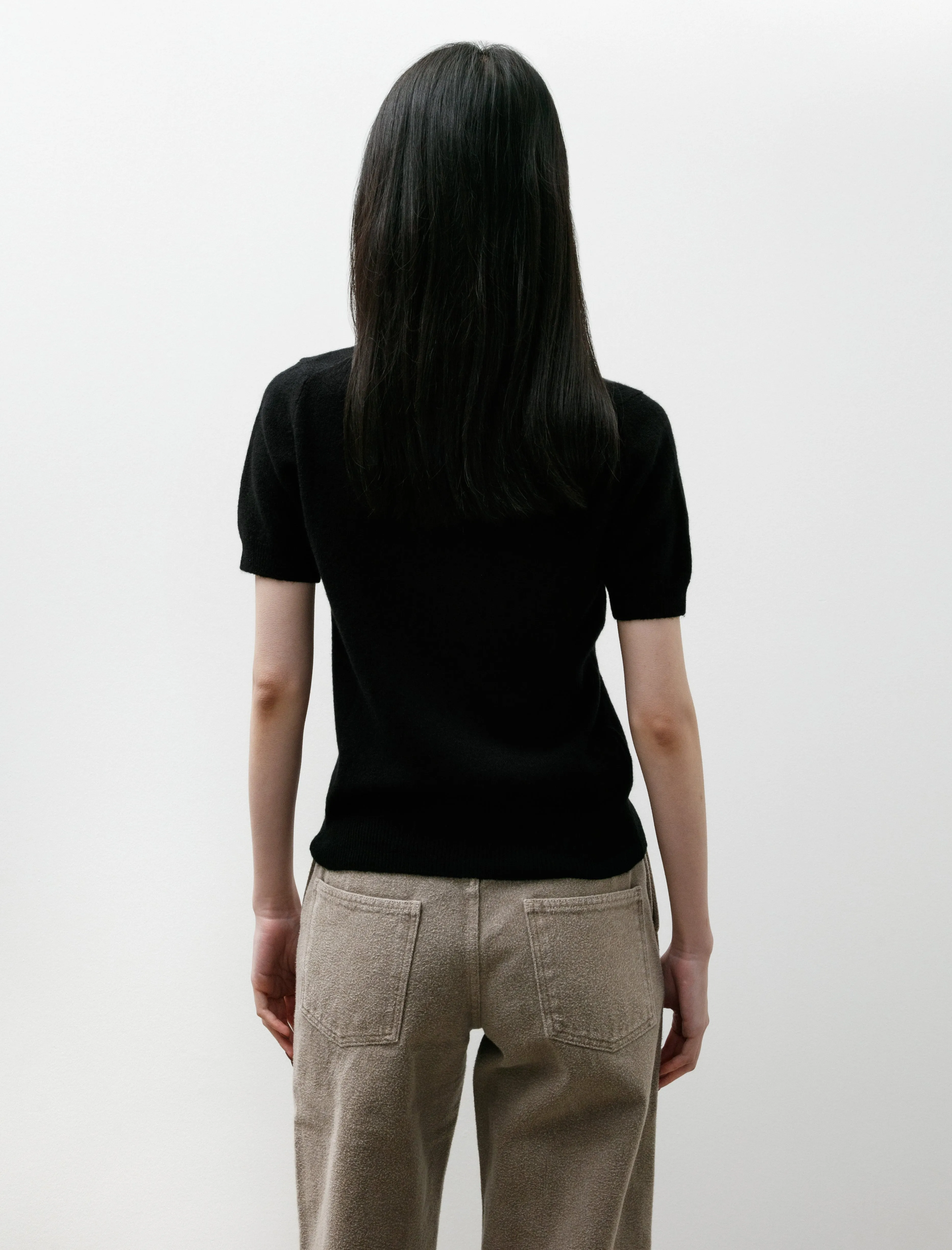 Cashmere T-Shirt Black sold by SHOP NEIGHBOR product image thumbnail 4