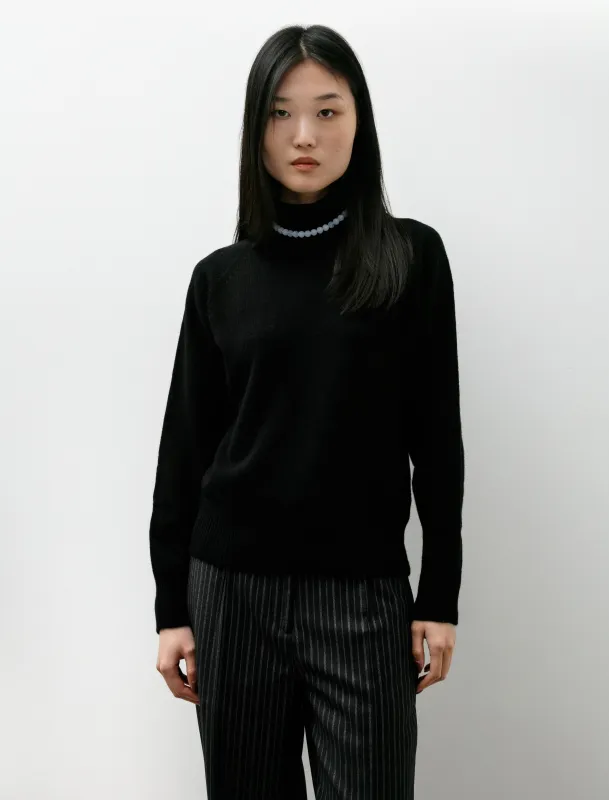 Funnel Neck Jumper Black sold by SHOP NEIGHBOR