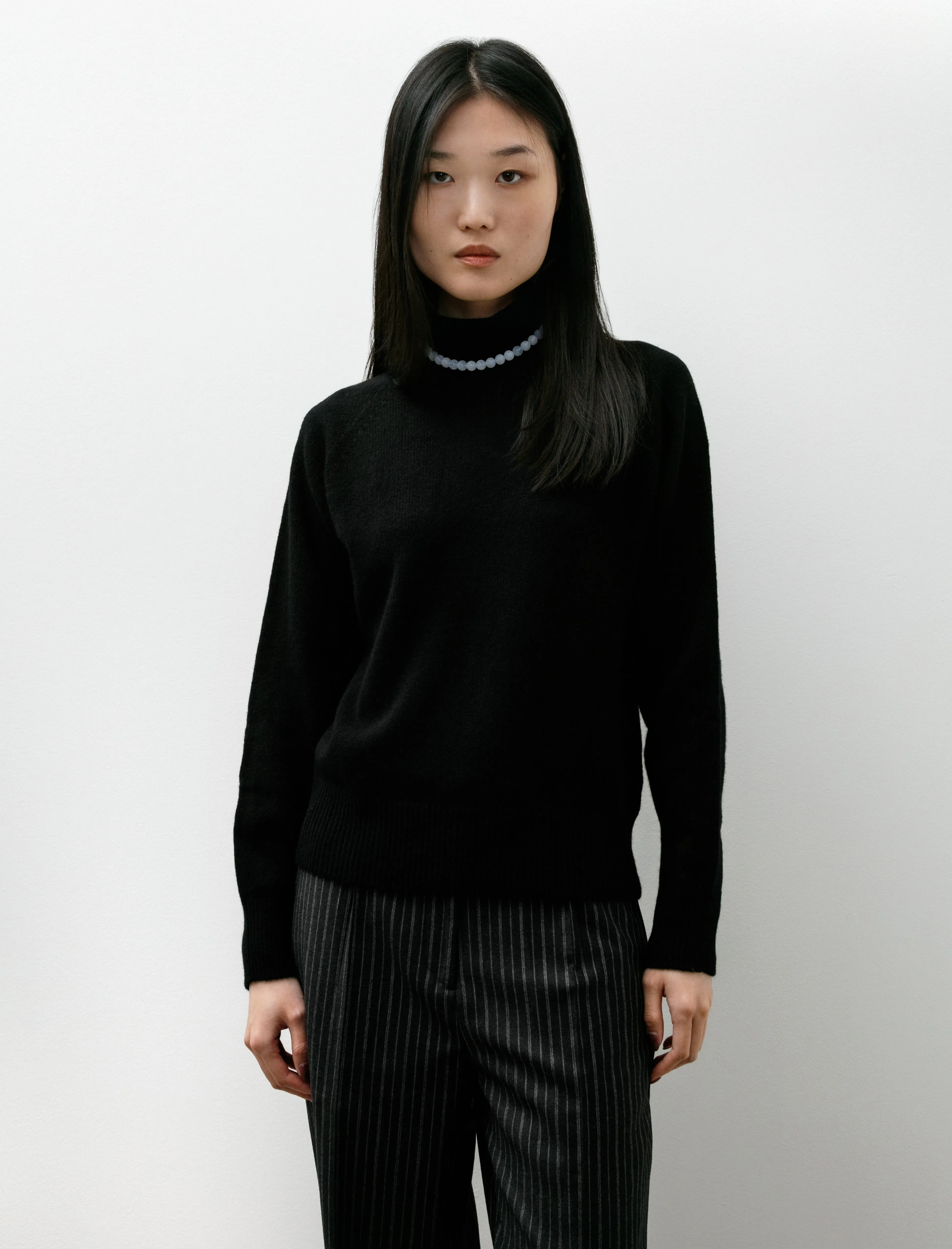 Funnel Neck Jumper Black sold by SHOP NEIGHBOR