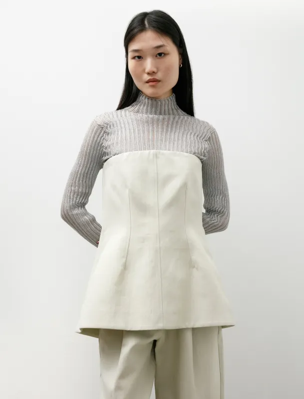 Arles Corset Top Dove sold by SHOP NEIGHBOR