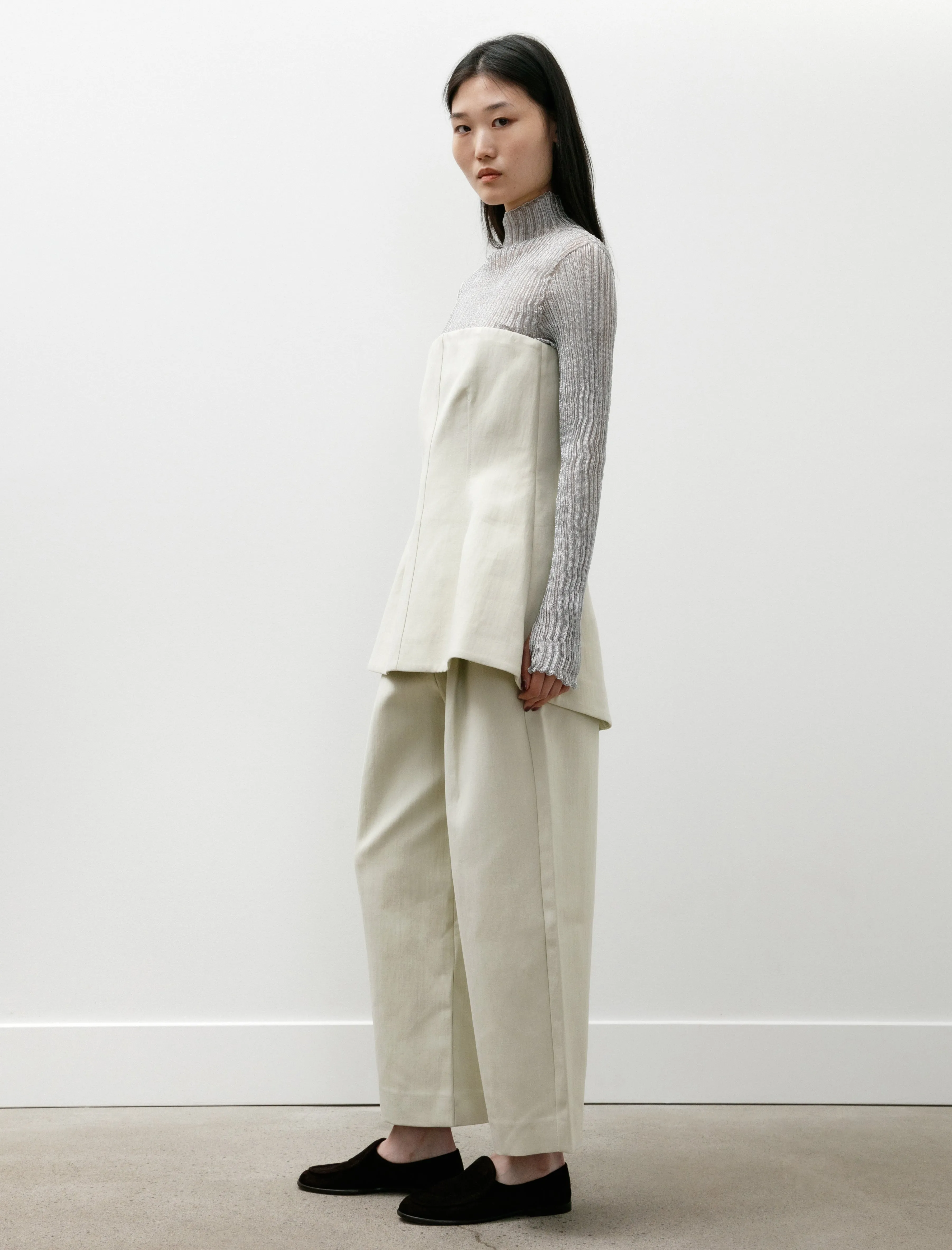 Fellini Pleated Pants Dove sold by SHOP NEIGHBOR product image thumbnail 3