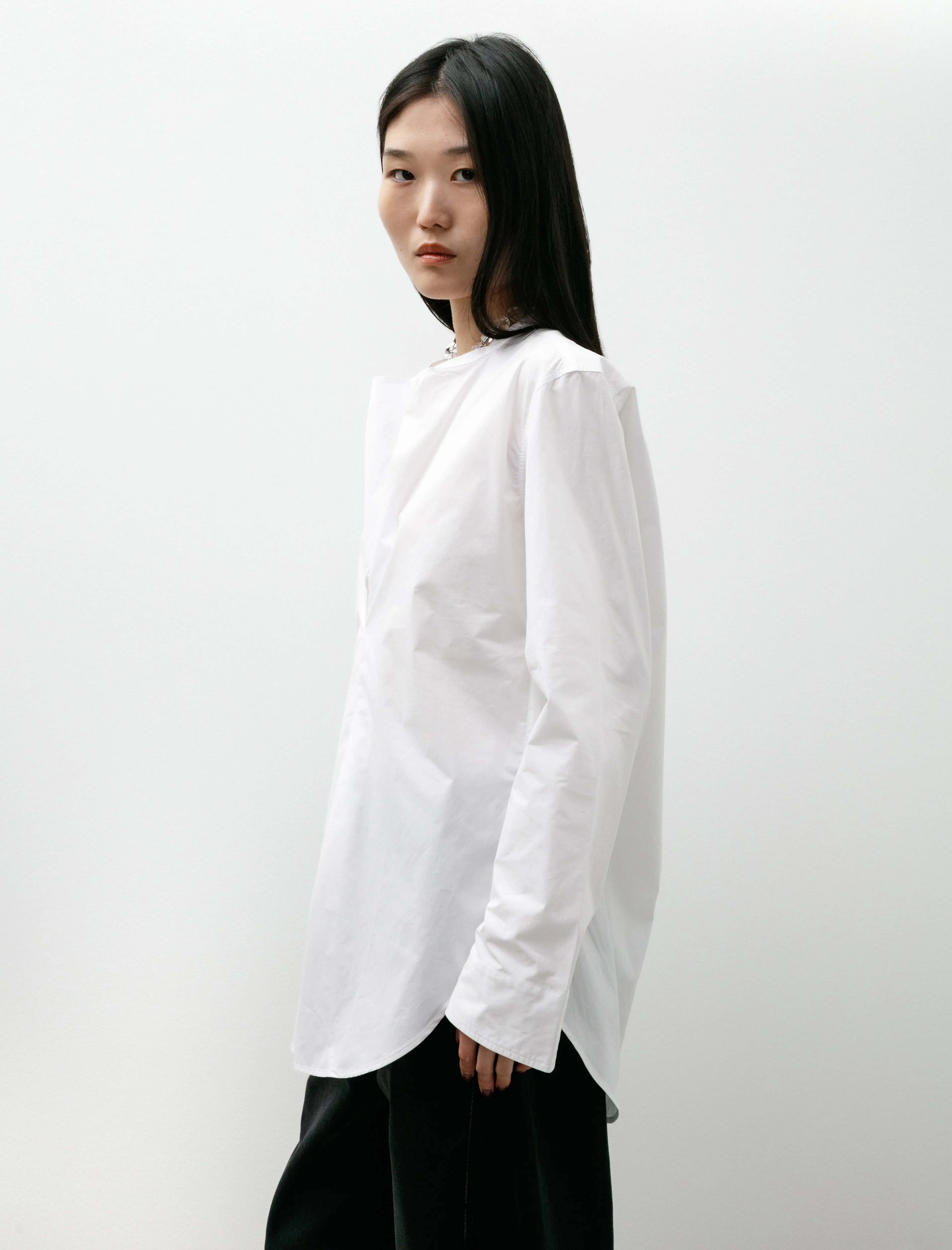 Pampa Inverted Pleat Top Washed Poplin White sold by SHOP NEIGHBOR product image thumbnail 3