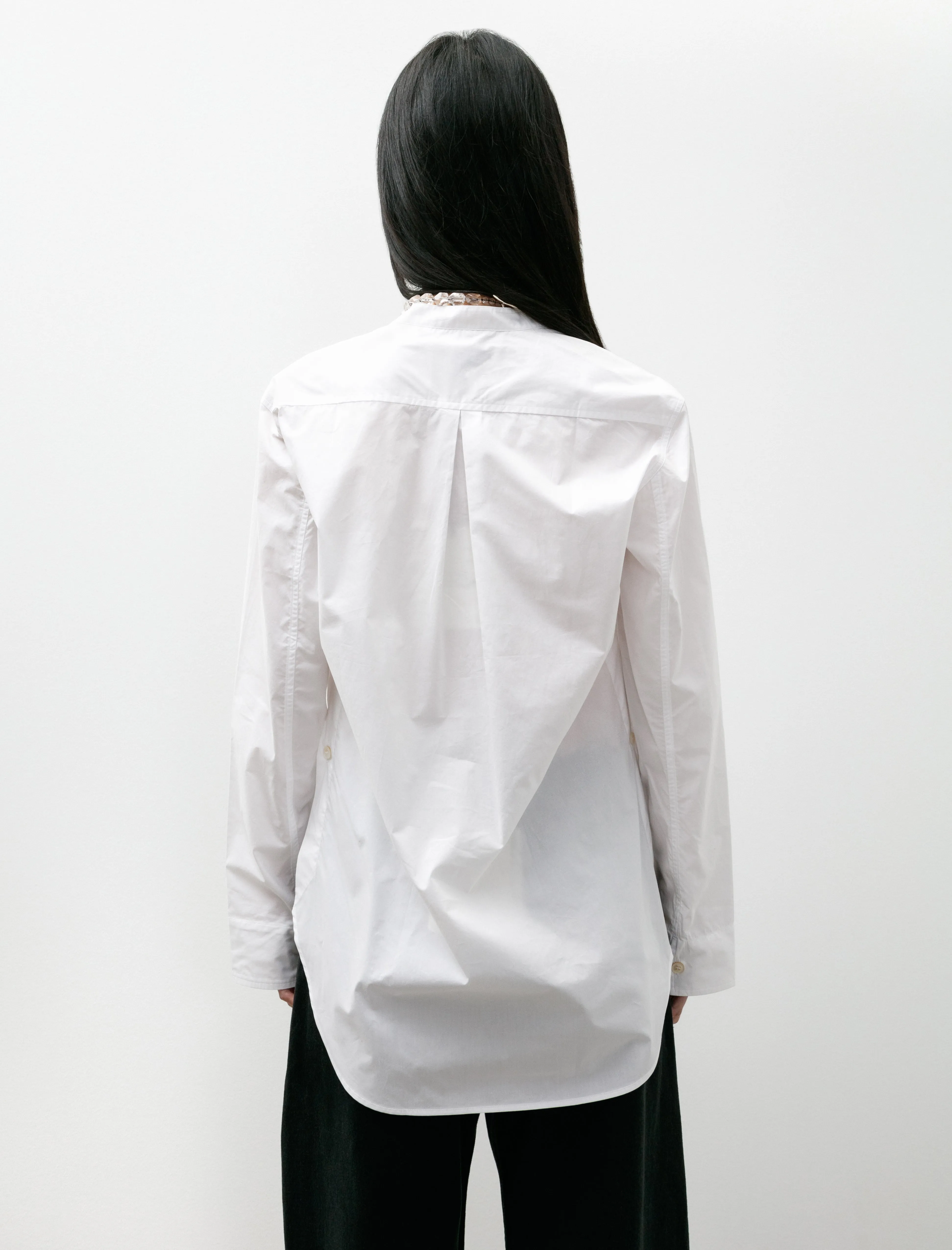 Pampa Inverted Pleat Top Washed Poplin White sold by SHOP NEIGHBOR product image thumbnail 4
