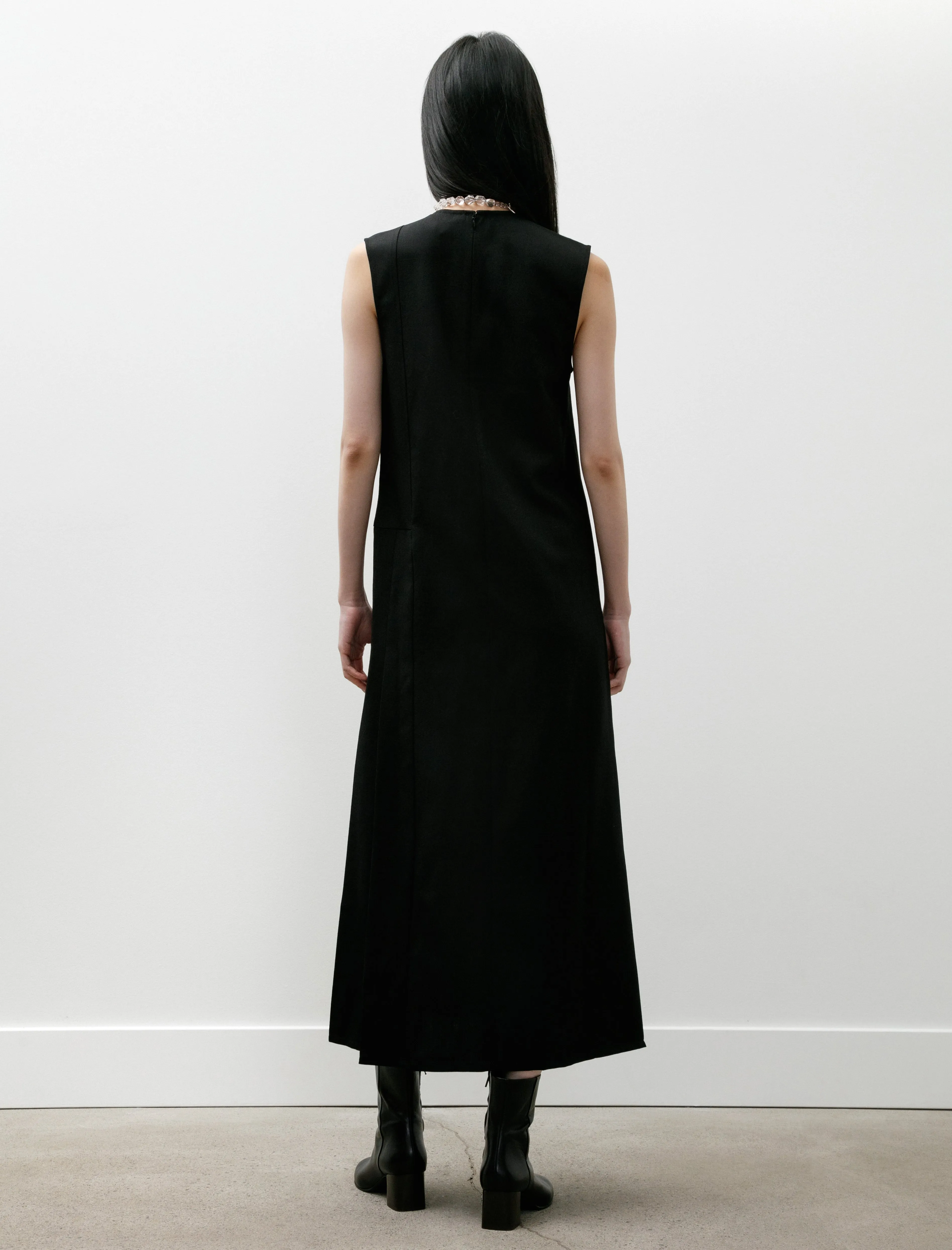 Carat Pleated Sleeveless Dress Black sold by SHOP NEIGHBOR product image thumbnail 3